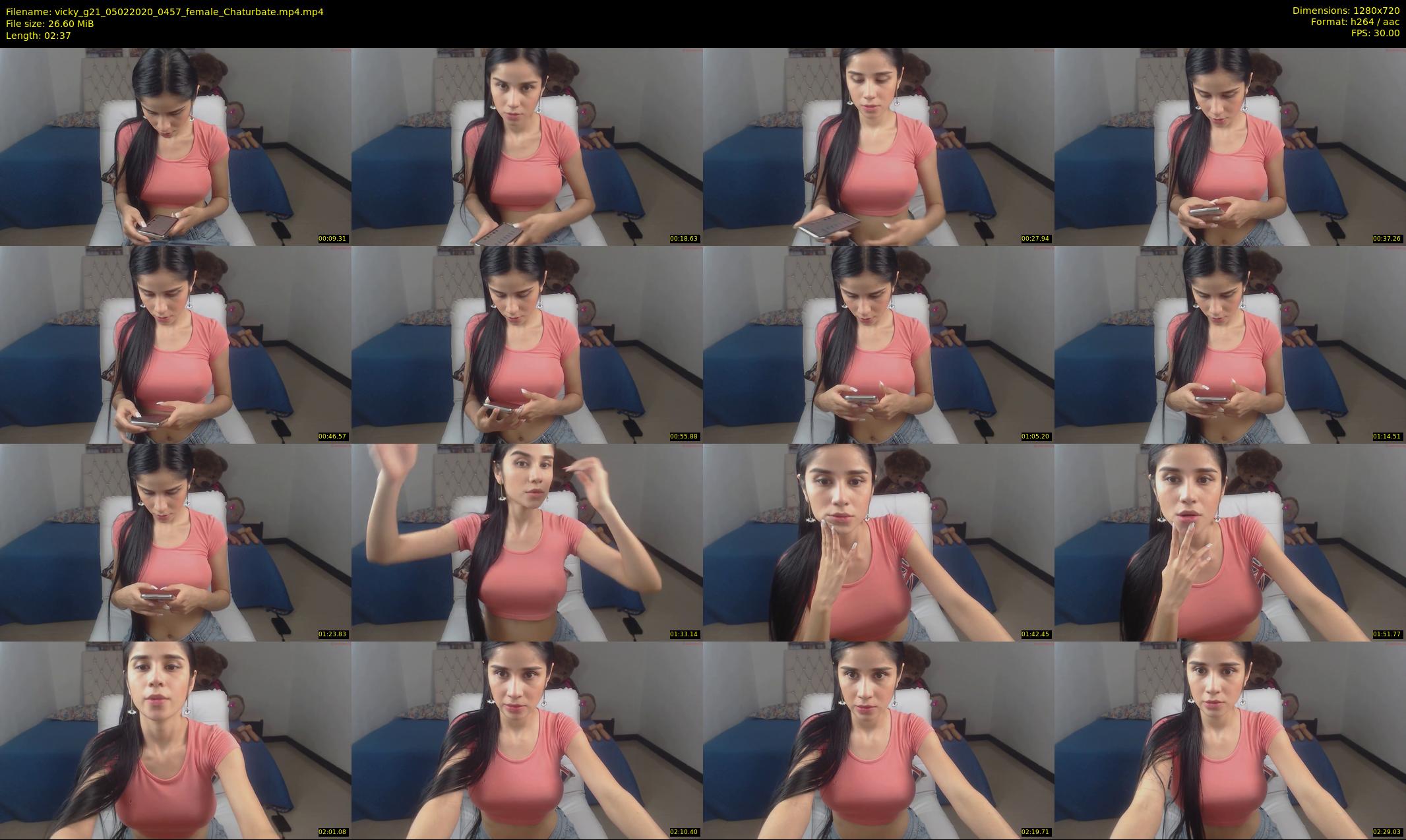 vicky_g21 — 3 minute Chaturbate female cam show recording, 720p, Feb 5, 2020