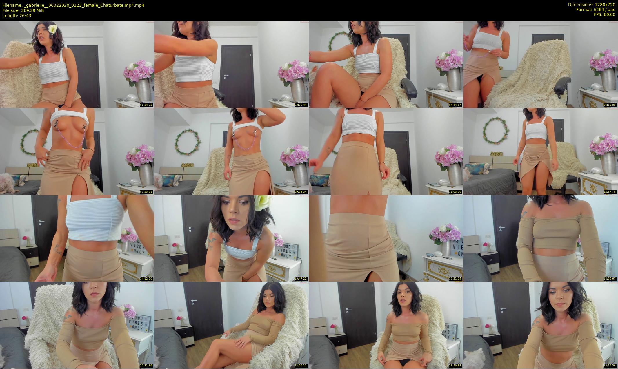 _gabrielle_ — 27 minute Chaturbate female cam show recording, 720p, Feb 6, 2020