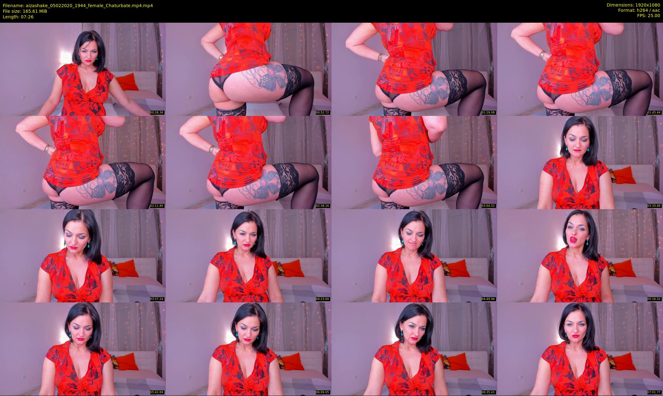 aizashake — 8 minute Chaturbate female cam show recording, 1080p, Feb 5, 2020