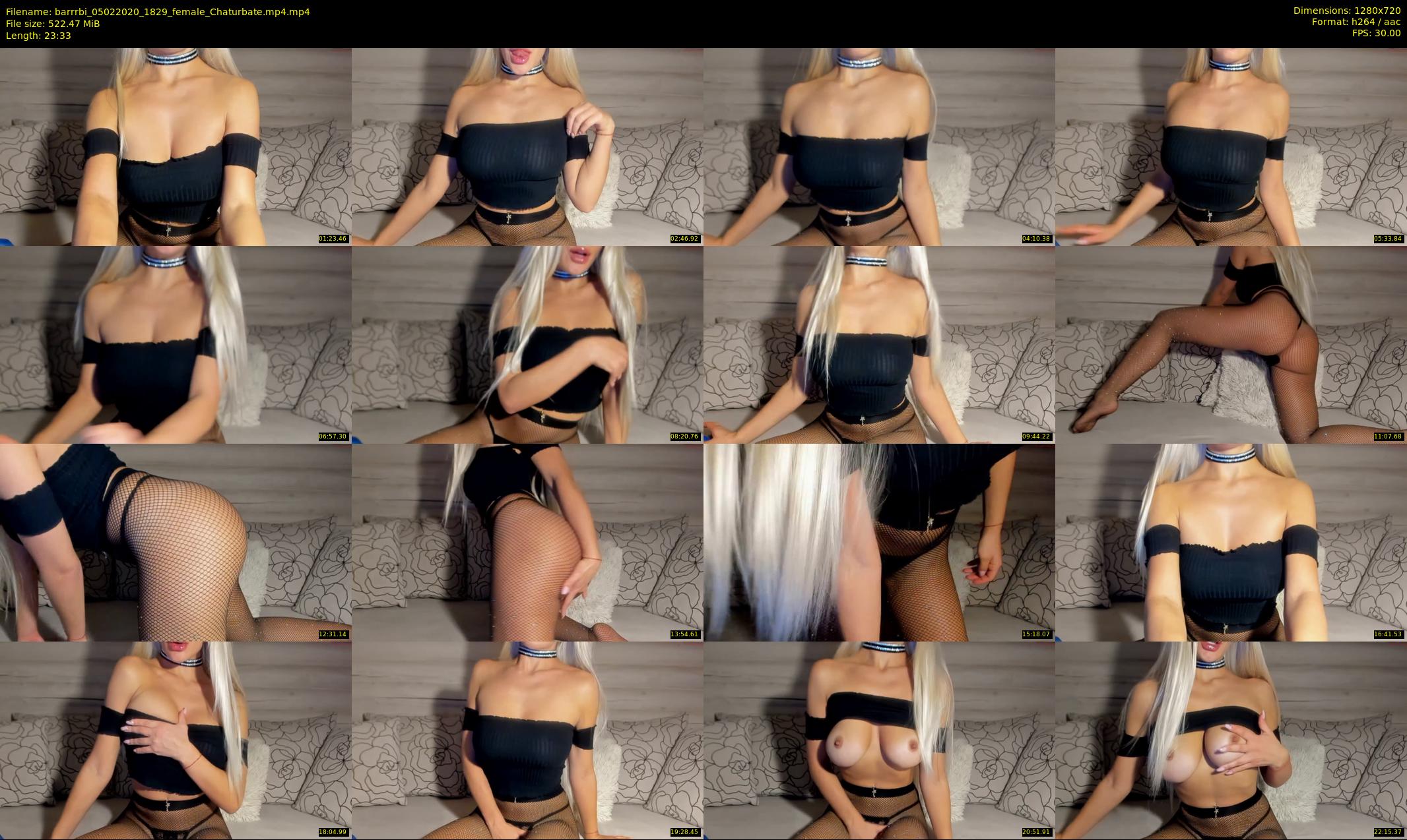 barrrbi — 24 minute Chaturbate female cam show recording, 720p, Feb 5, 2020