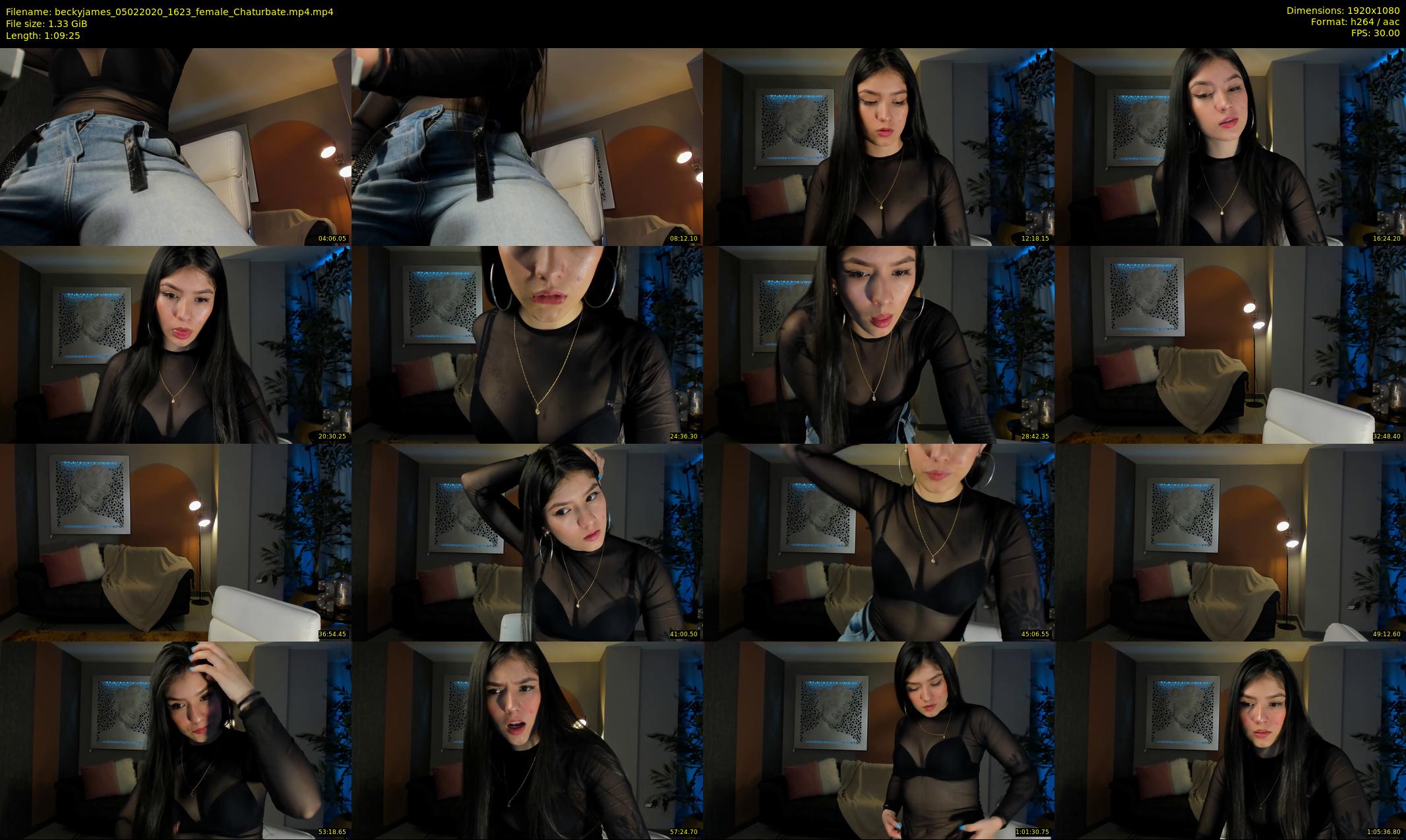 beckyjames — 70 minute Chaturbate female cam show recording, 1080p, Feb 5, 2020
