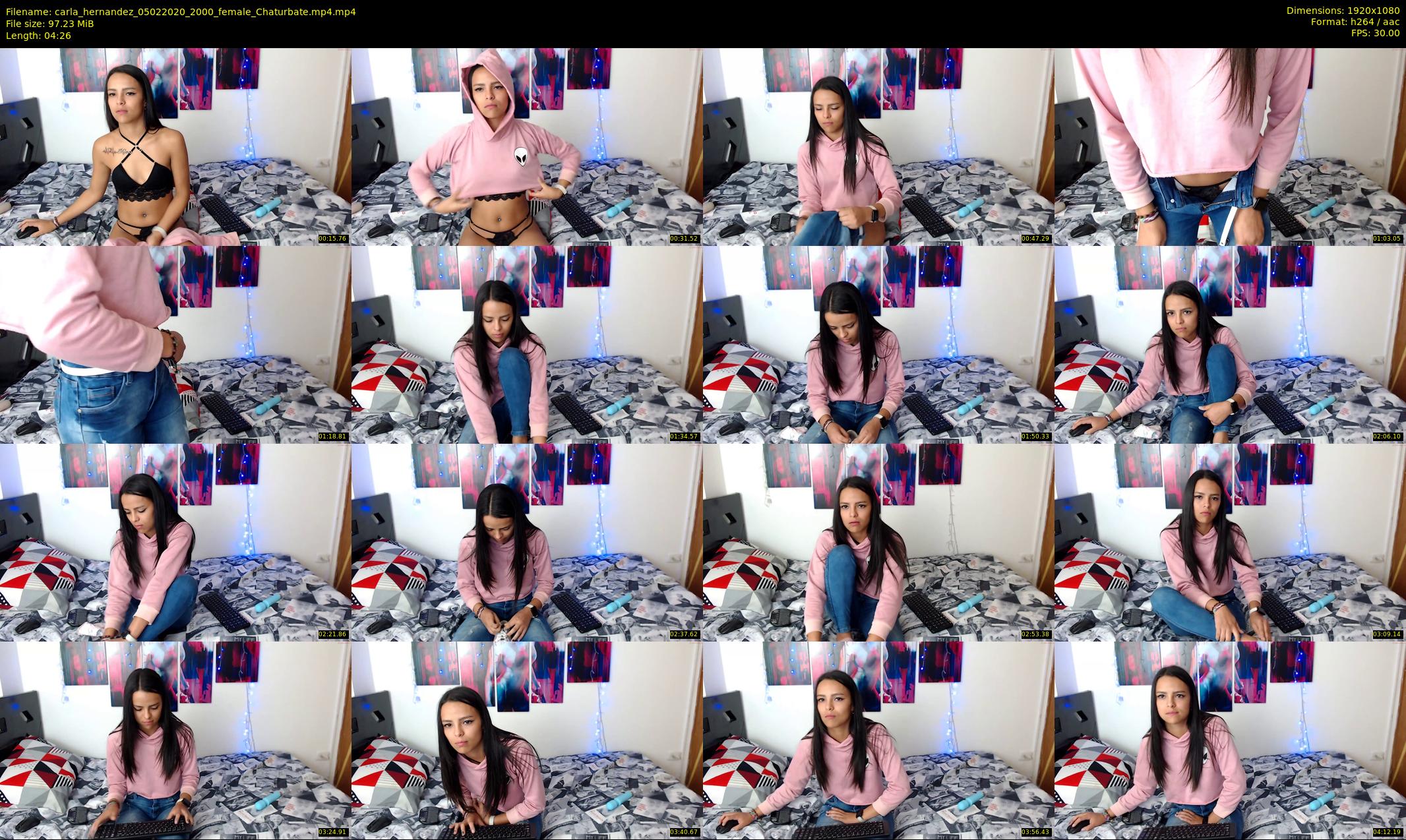 carla_hernandez — 5 minute Chaturbate female cam show recording, 1080p, Feb 5, 2020
