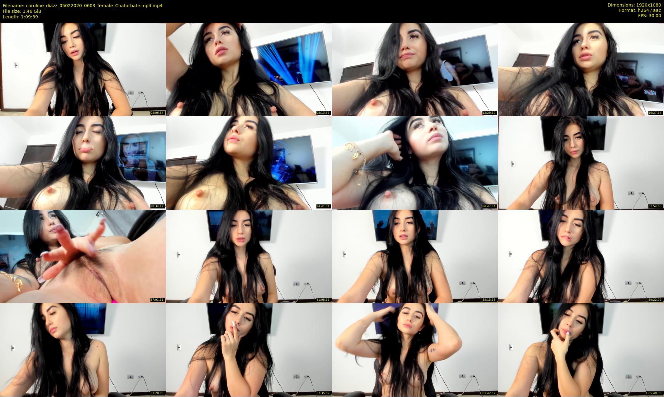caroline_diazz — 70 minute Chaturbate female cam show recording, 1080p, Feb 5, 2020