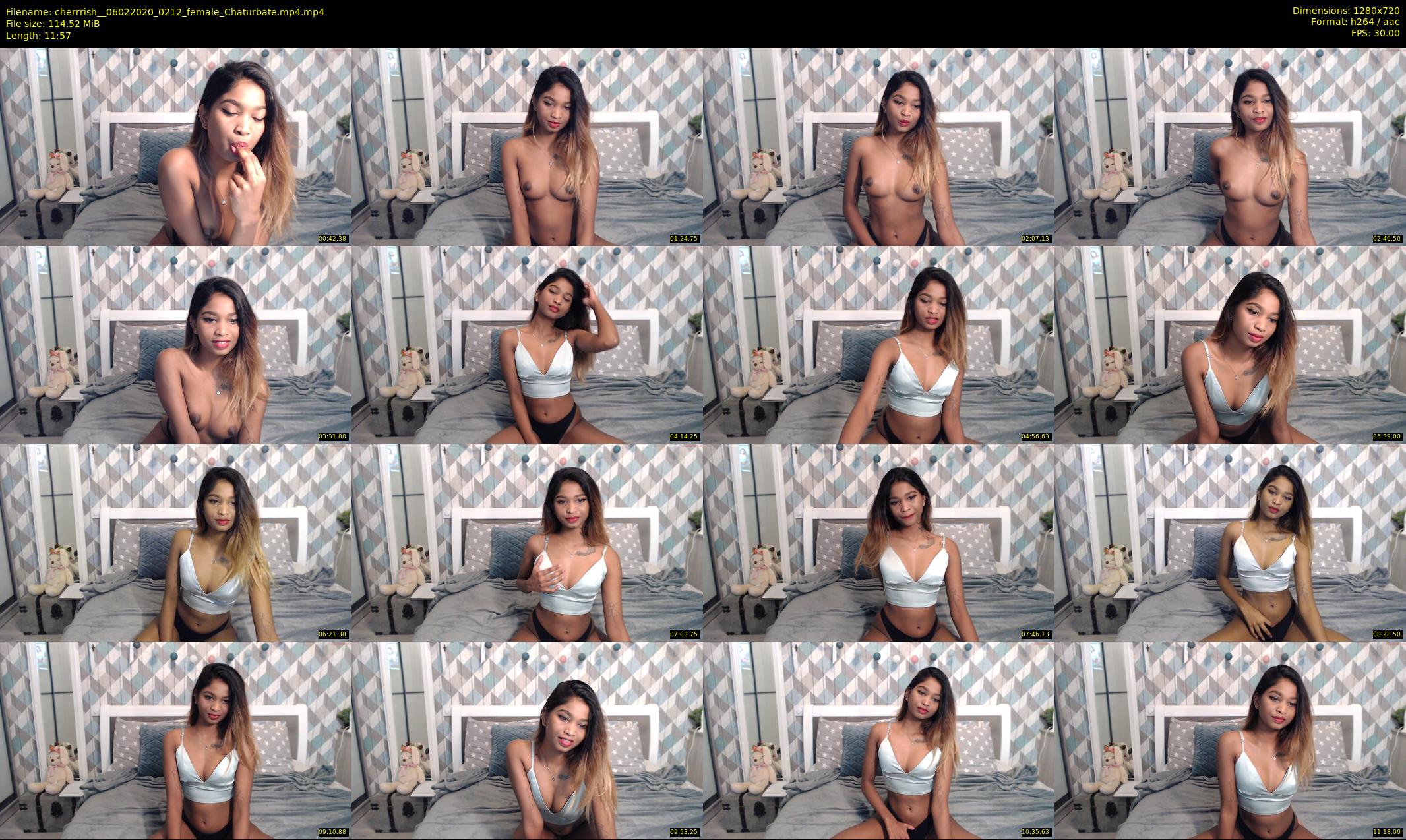 cherrrish_ — 12 minute Chaturbate female cam show recording, 720p, Feb 6, 2020