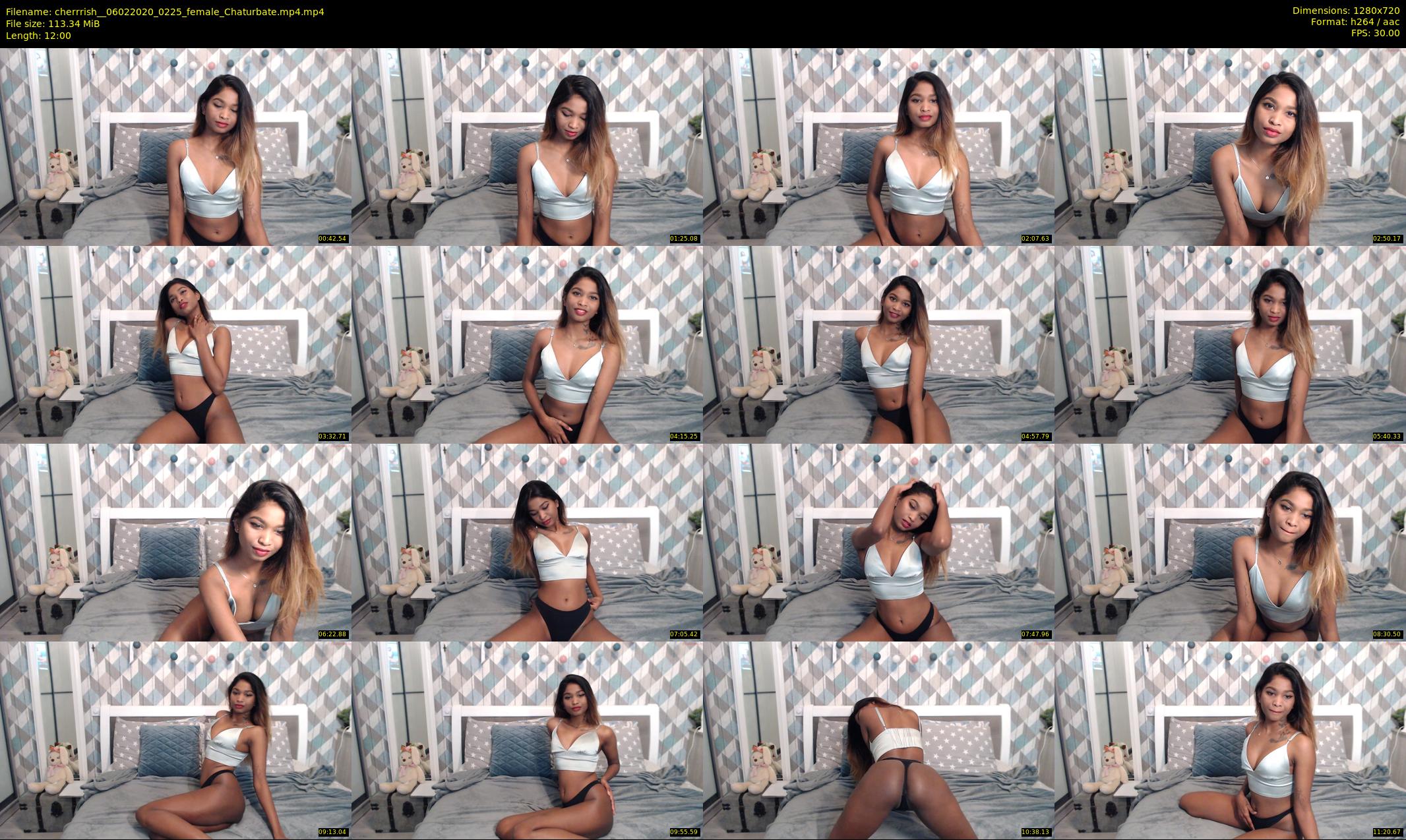 cherrrish_ — 12 minute Chaturbate female cam show recording, 720p, Feb 6, 2020