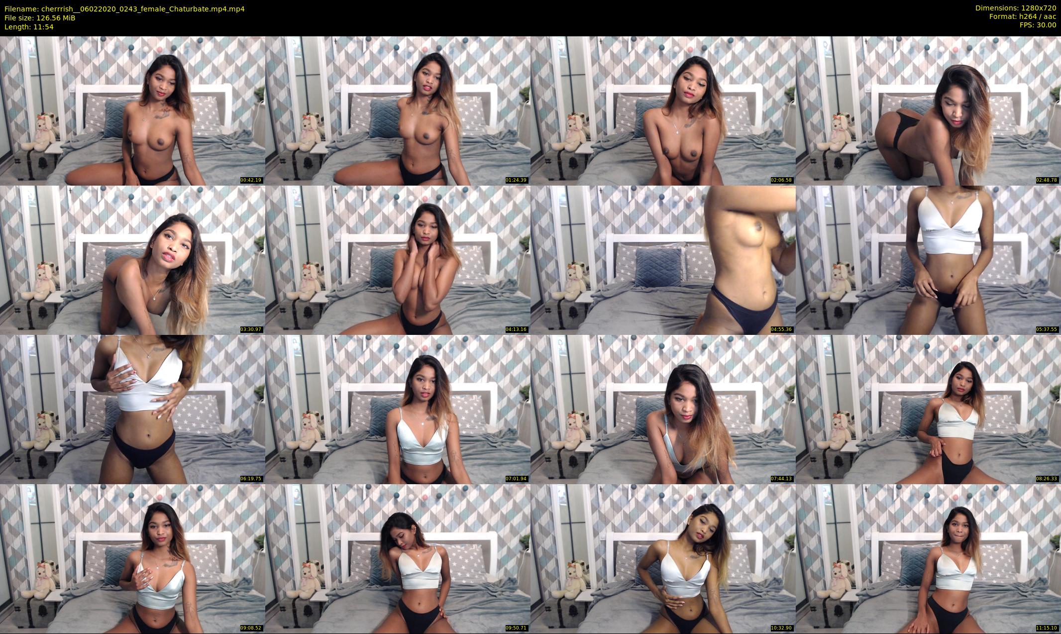 cherrrish_ — 12 minute Chaturbate female cam show recording, 720p, Feb 6, 2020