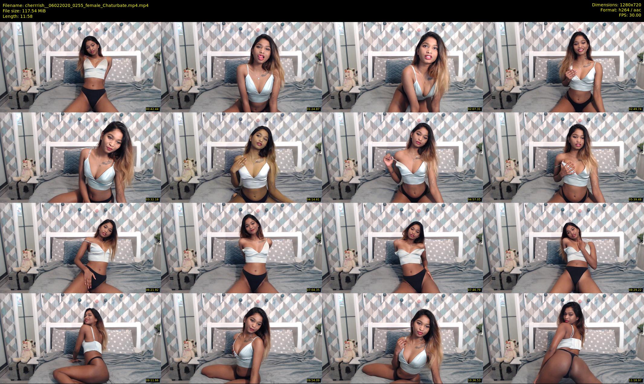 cherrrish_ — 12 minute Chaturbate female cam show recording, 720p, Feb 6, 2020