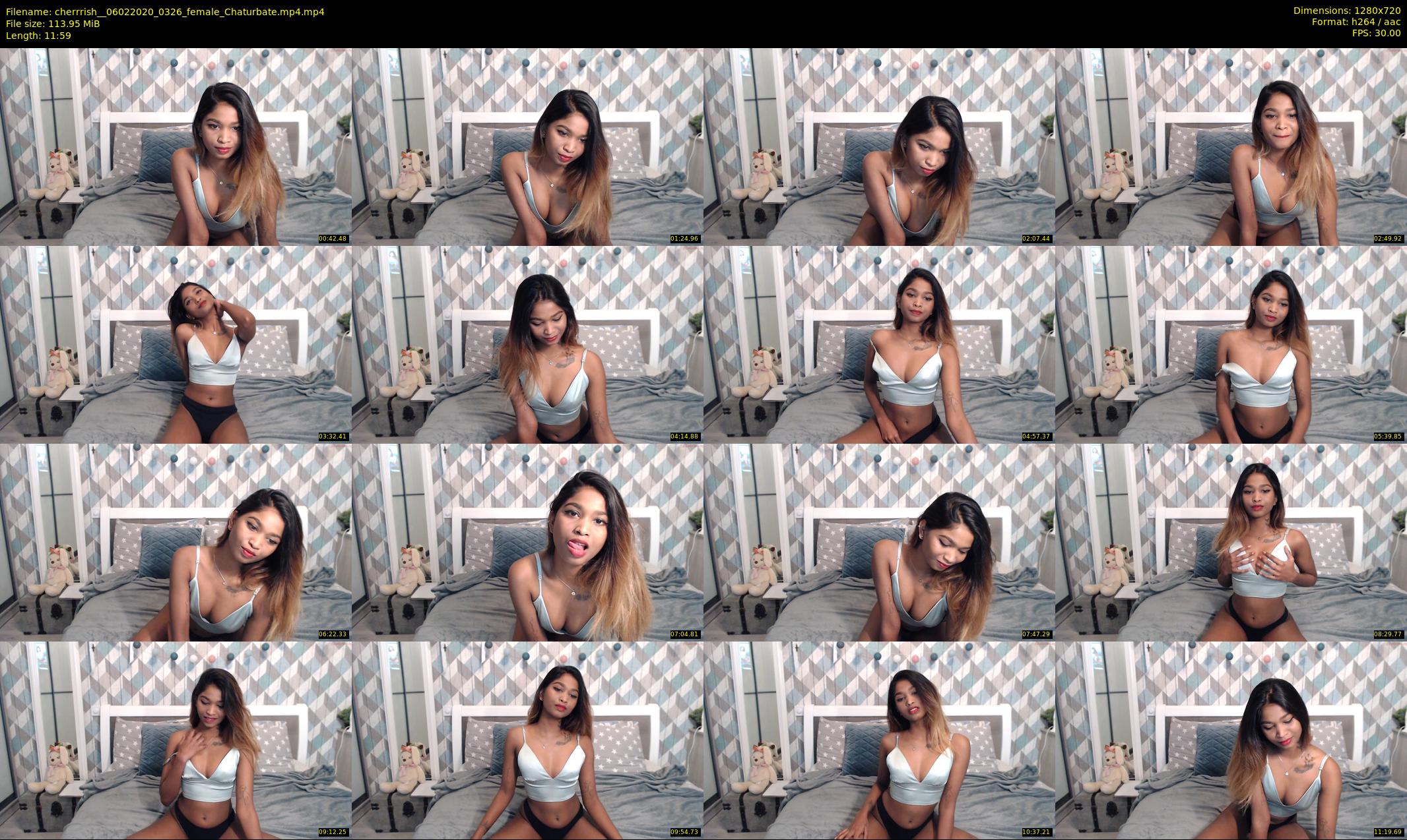 cherrrish_ — 12 minute Chaturbate female cam show recording, 720p, Feb 6, 2020