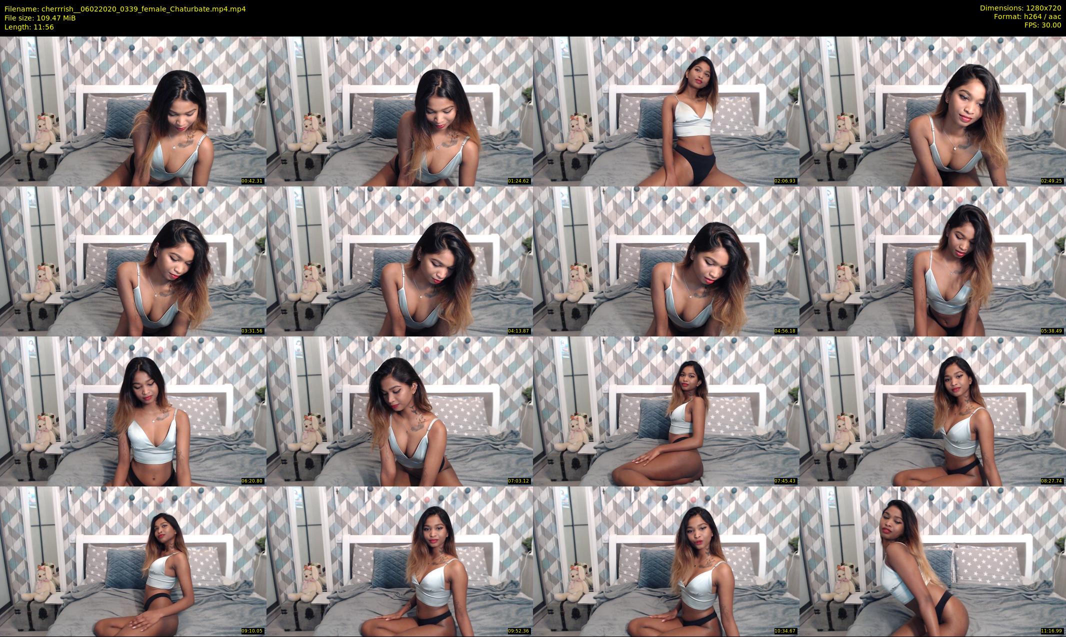 cherrrish_ — 12 minute Chaturbate female cam show recording, 720p, Feb 6, 2020