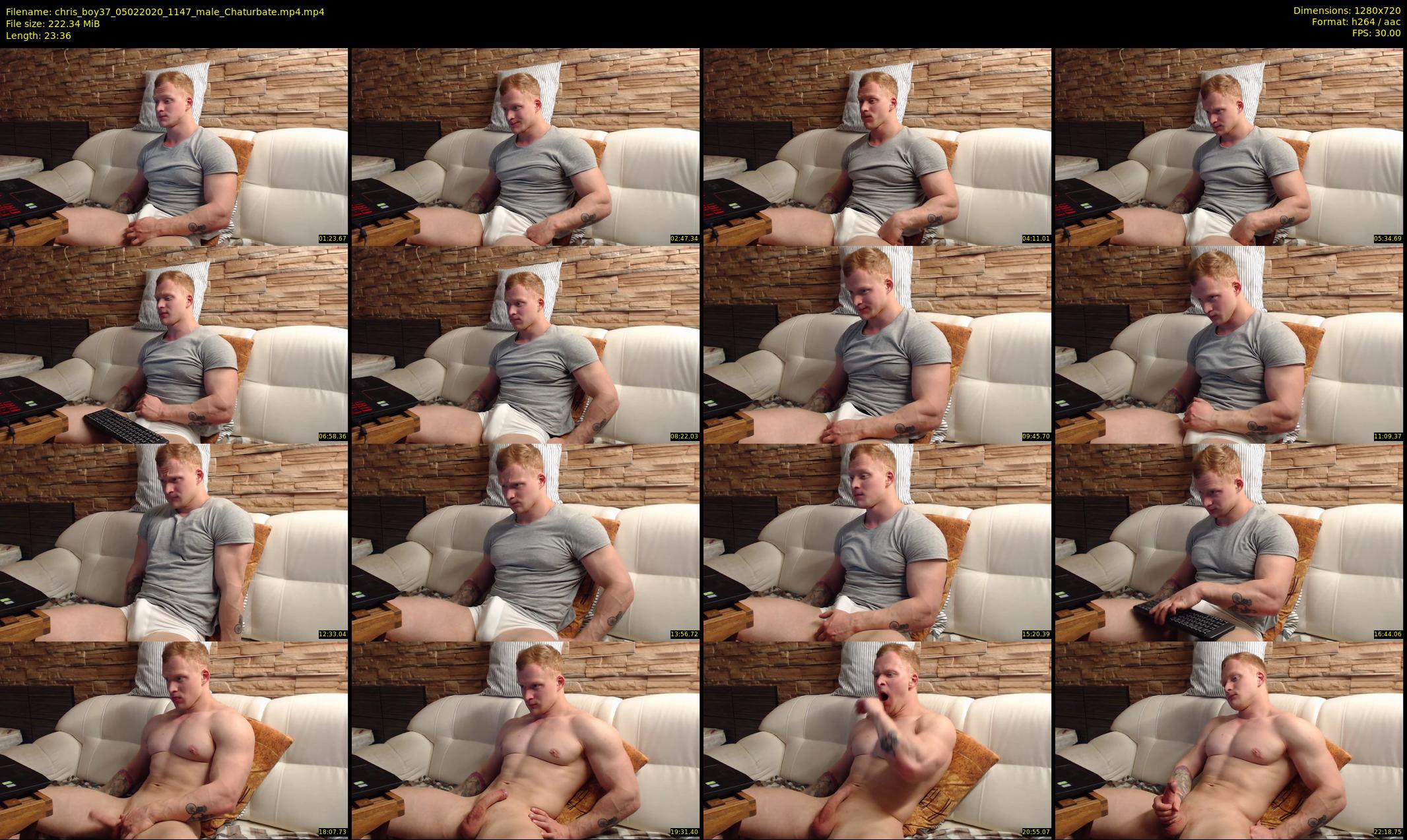 chris_boy37 — 24 minute Chaturbate male cam show recording, 720p, Feb 5, 2020