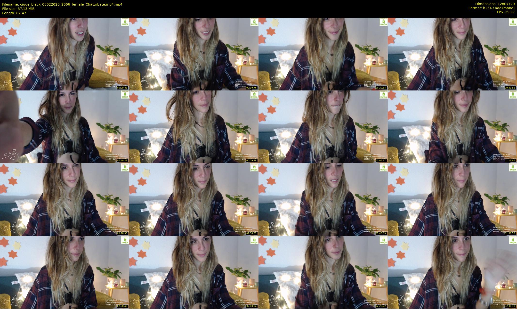cique_black — 3 minute Chaturbate female cam show recording, 720p, Feb 5, 2020