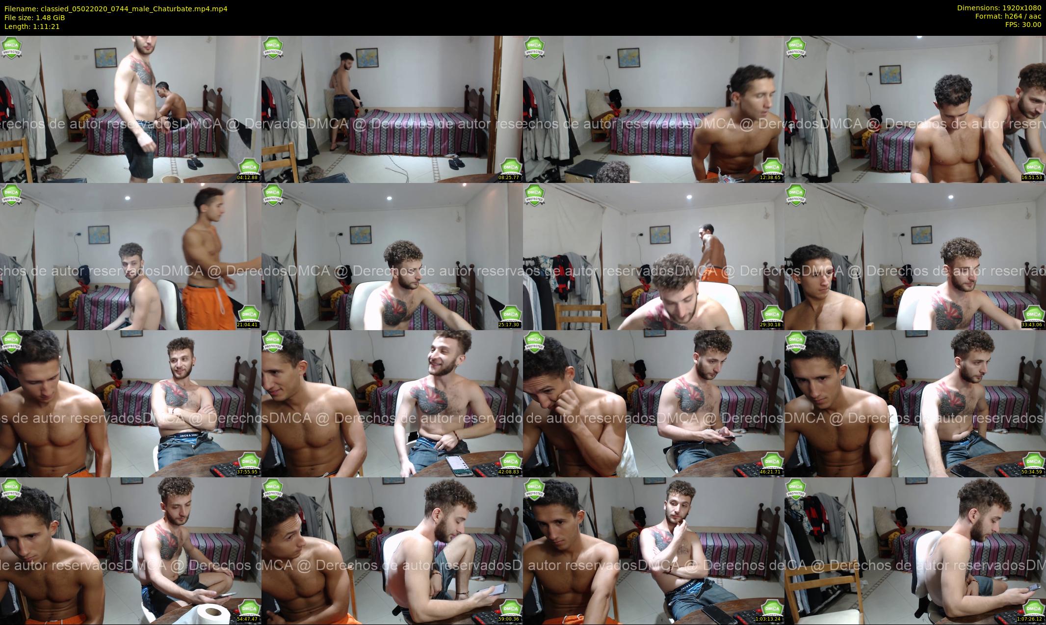 classied — 72 minute Chaturbate male cam show recording, 1080p, Feb 5, 2020