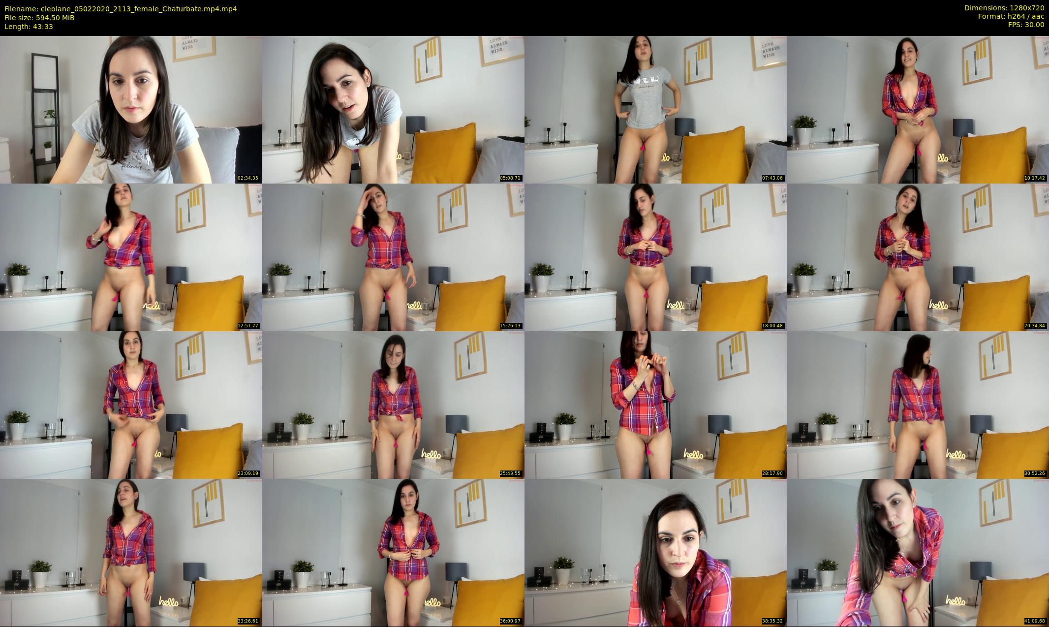 cleolane — 44 minute Chaturbate female cam show recording, 720p, Feb 5, 2020