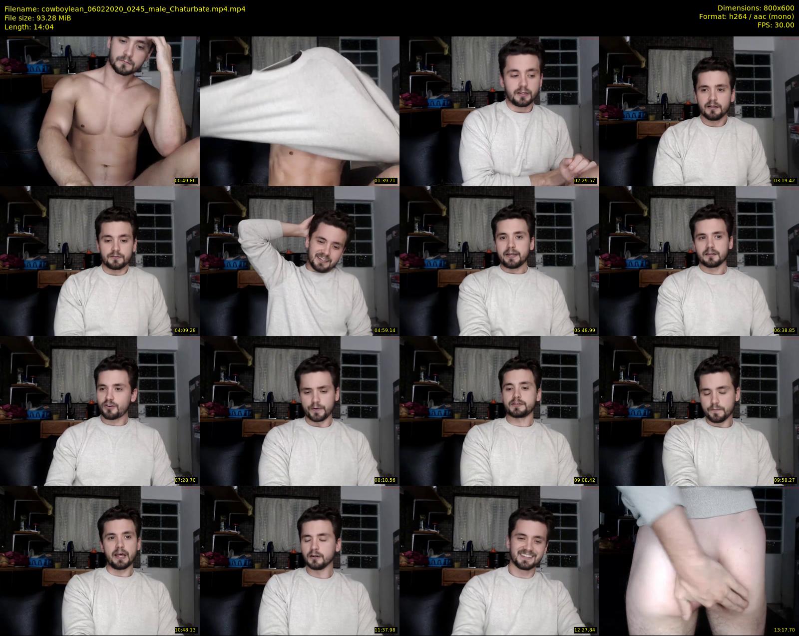 cowboylean — 15 minute Chaturbate male cam show recording, 480p, Feb 6, 2020