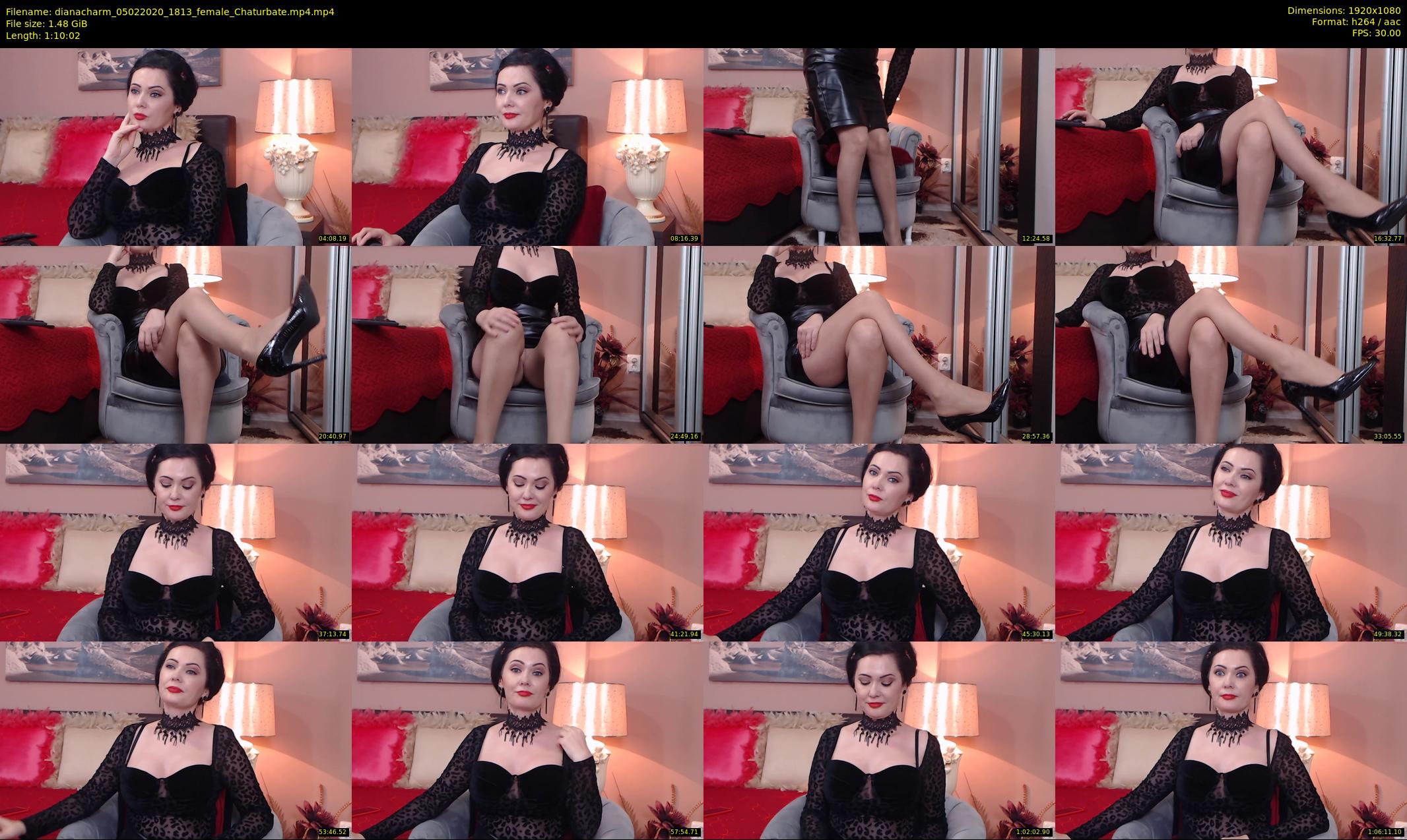 dianacharm — 71 minute Chaturbate female cam show recording, 1080p, Feb 5, 2020