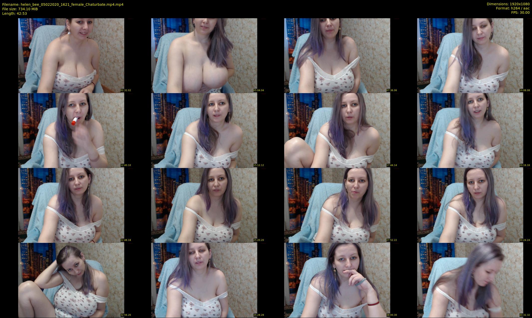 helen_bee — 43 minute Chaturbate female cam show recording, 1080p, Feb 5, 2020