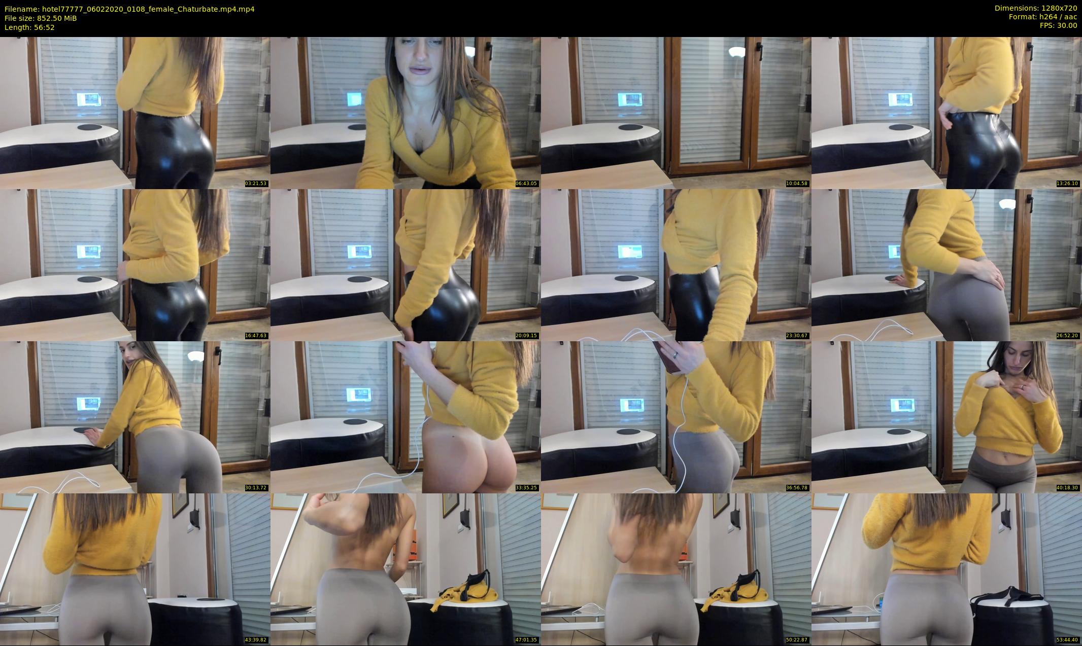 hotel77777 — 57 minute Chaturbate female cam show recording, 720p, Feb 6, 2020