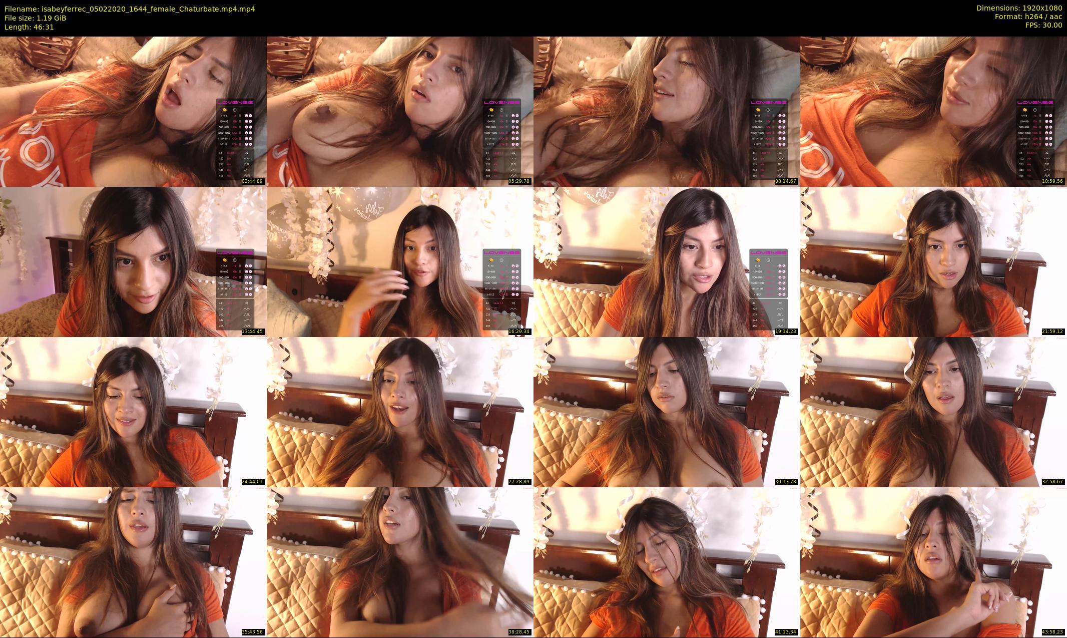 isabeyferrec — 47 minute Chaturbate female cam show recording, 1080p, Feb 5, 2020