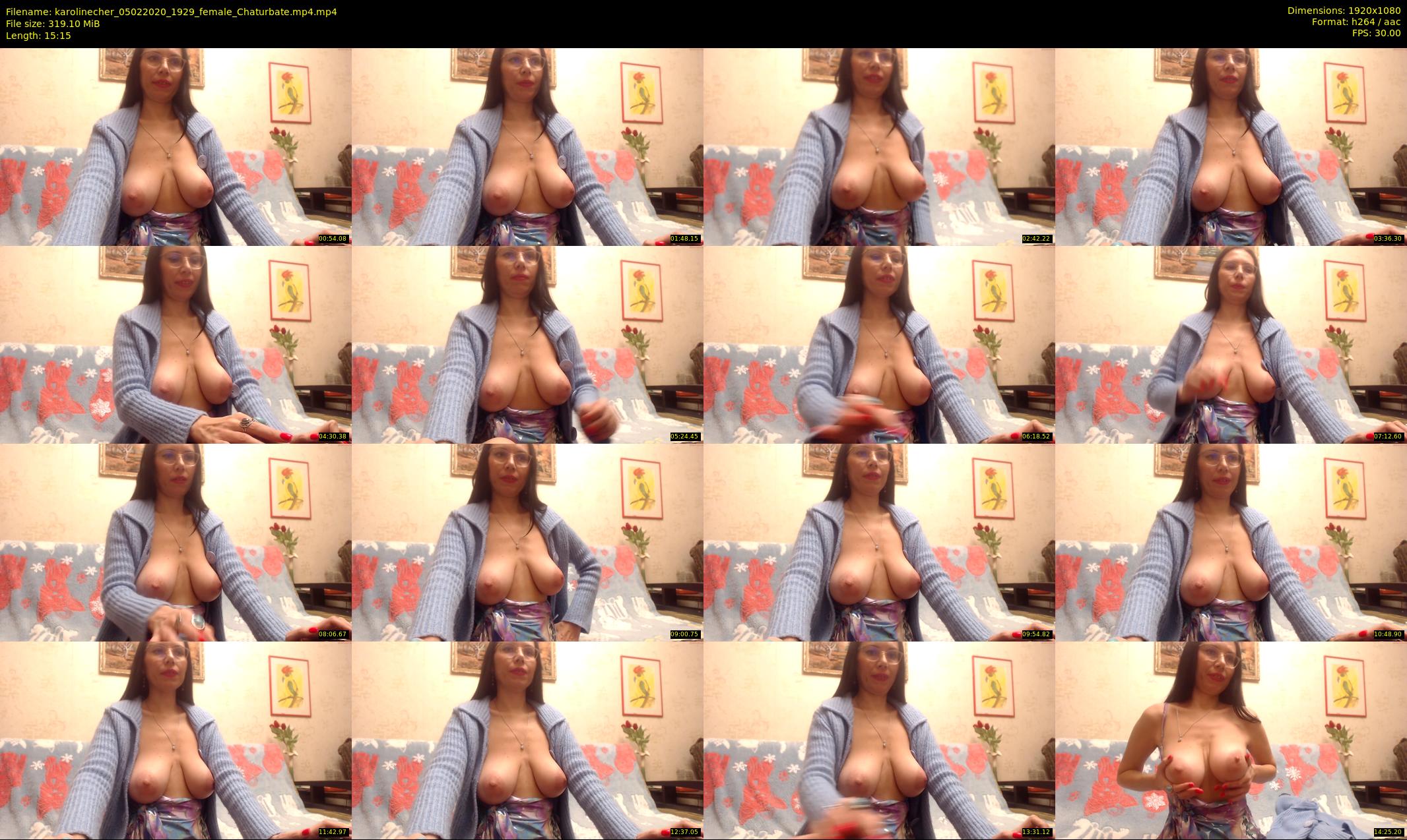 karolinecher — 16 minute Chaturbate female cam show recording, 1080p, Feb 5, 2020