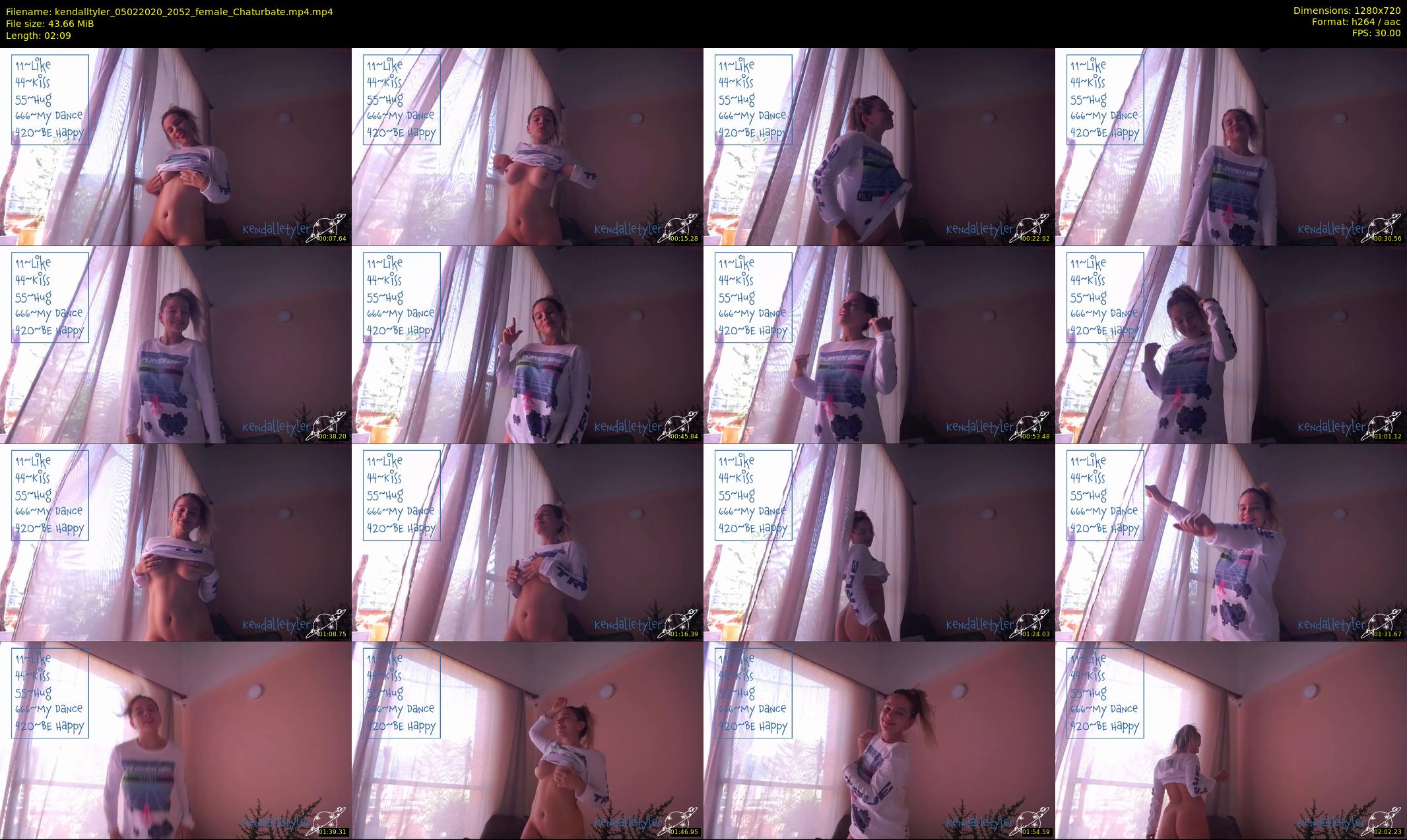 kendalltyler — 3 minute Chaturbate female cam show recording, 720p, Feb 5, 2020