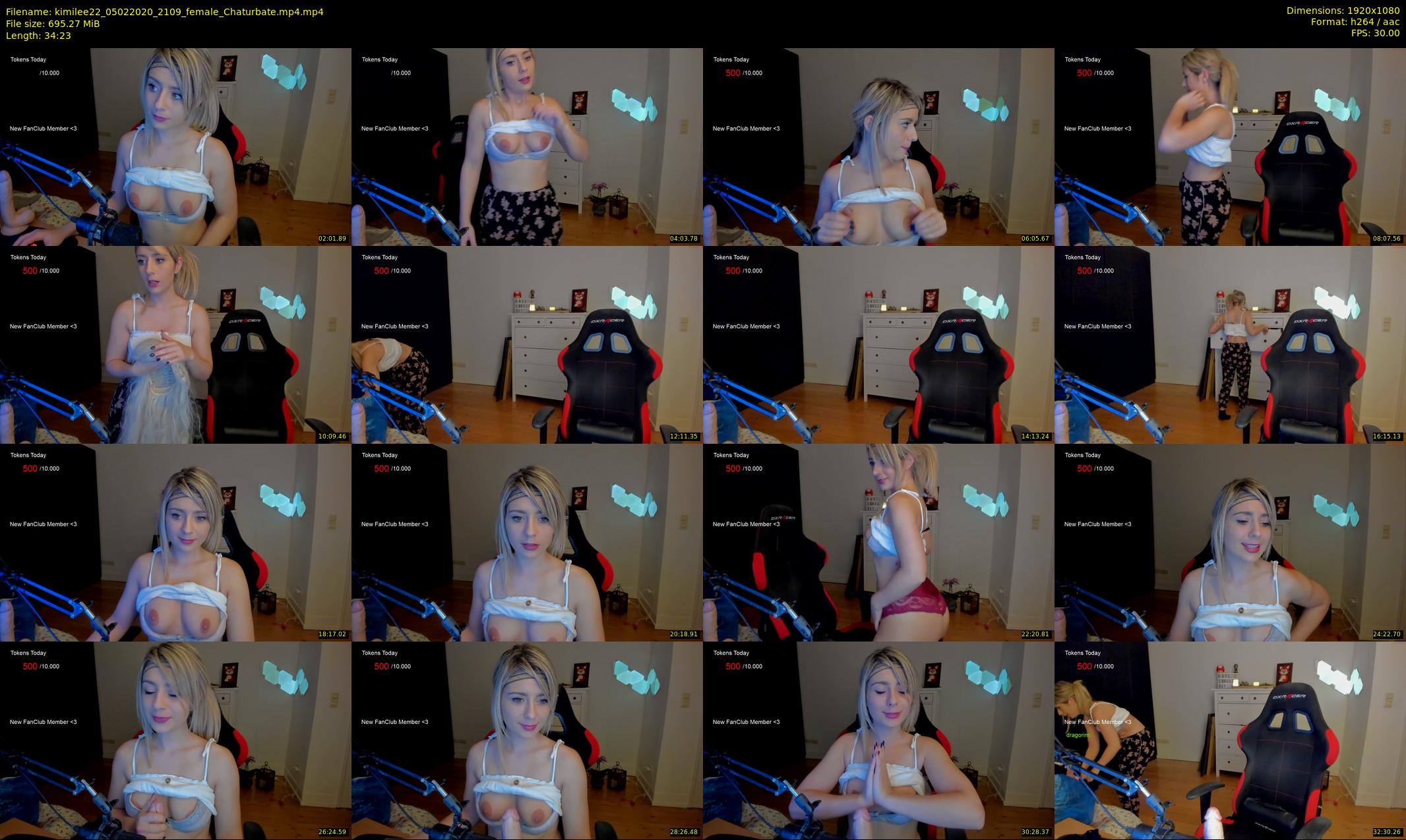kimilee22 — 35 minute Chaturbate female cam show recording, 1080p, Feb 5, 2020
