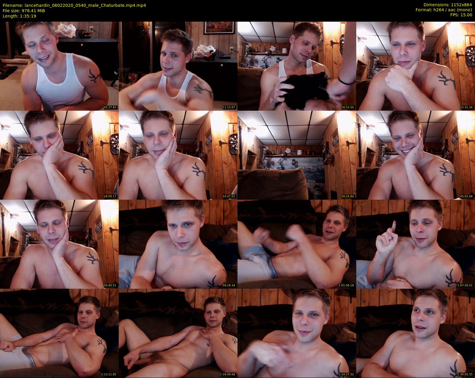 lancehardin — 96 minute Chaturbate male cam show recording, 720p, Feb 6, 2020