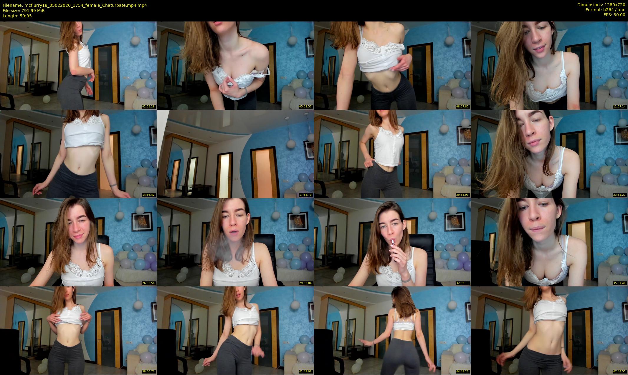 mcflurry18 — 51 minute Chaturbate female cam show recording, 720p, Feb 5, 2020