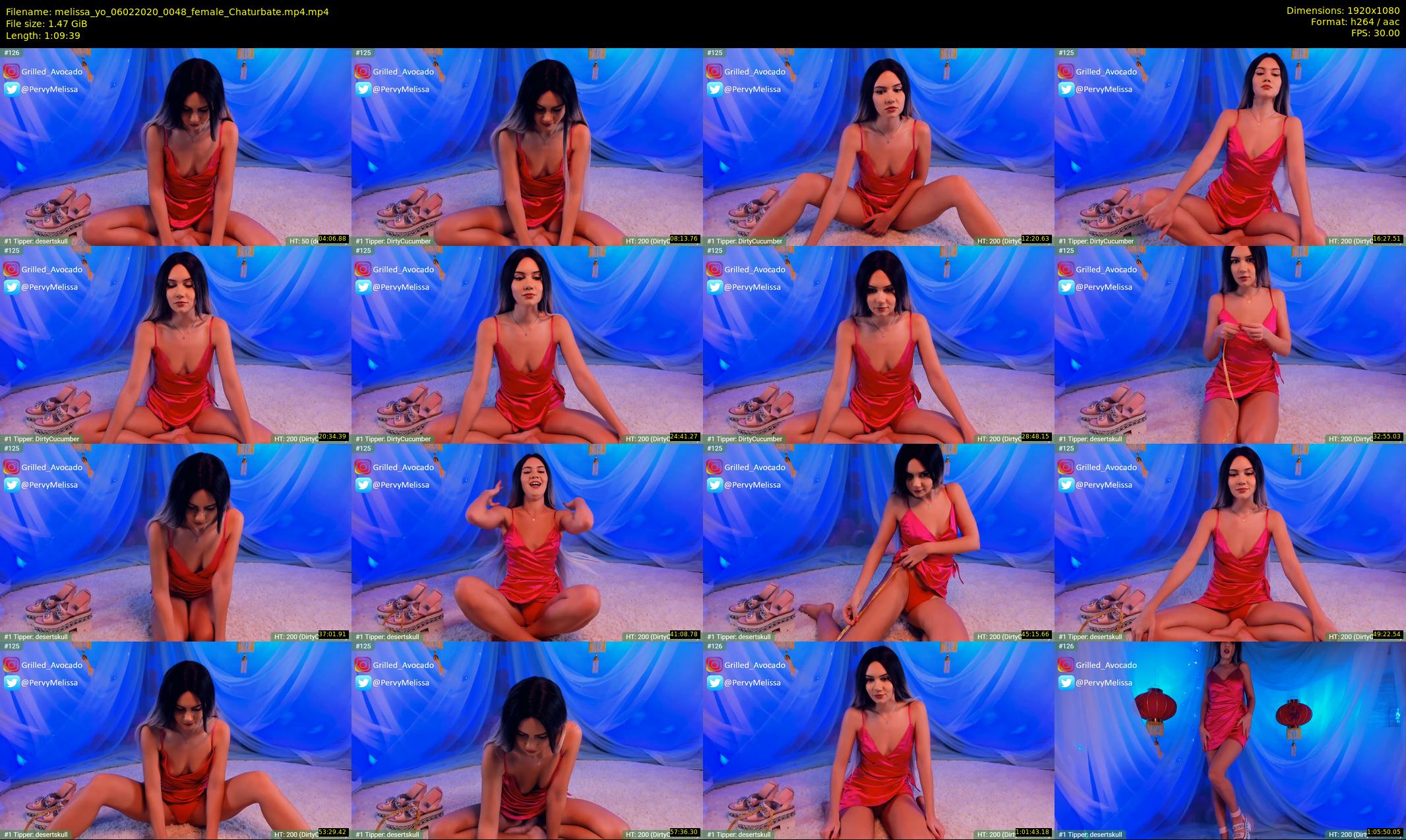 melissa_yo — 70 minute Chaturbate female cam show recording, 1080p, Feb 6, 2020