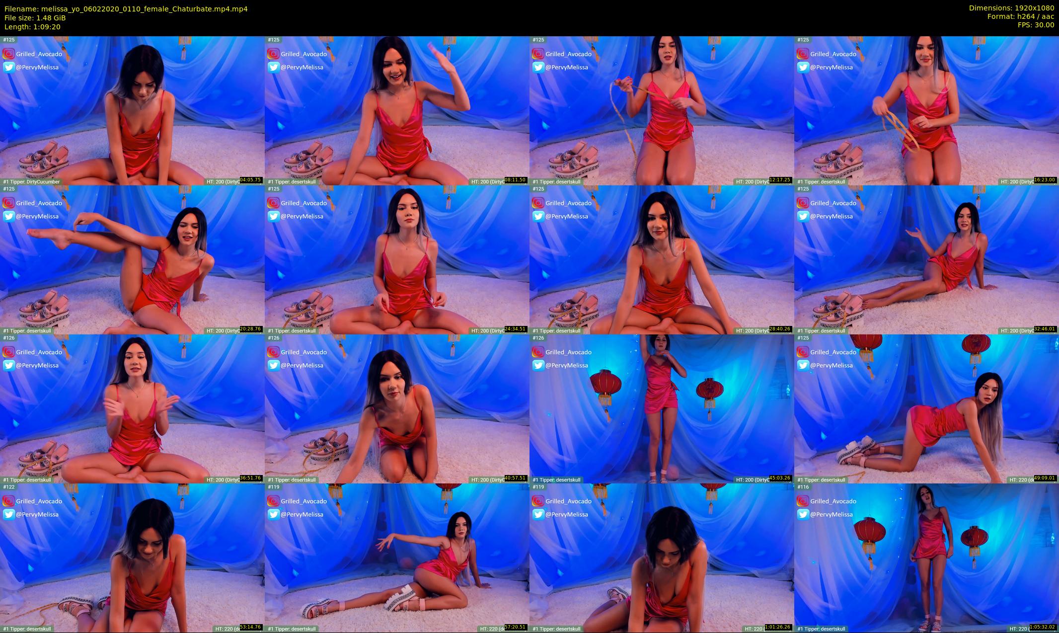 melissa_yo — 70 minute Chaturbate female cam show recording, 1080p, Feb 6, 2020