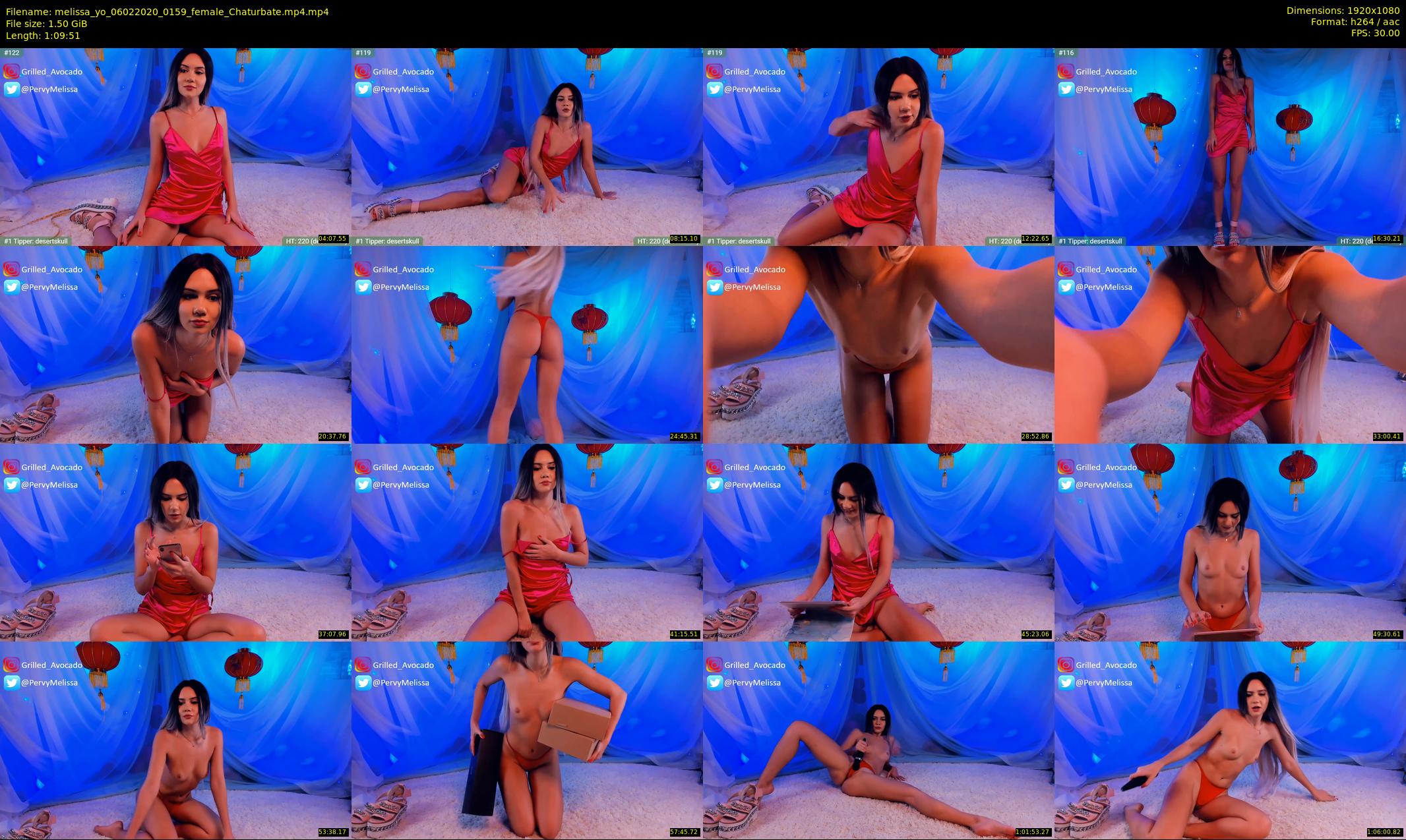 melissa_yo — 70 minute Chaturbate female cam show recording, 1080p, Feb 6, 2020