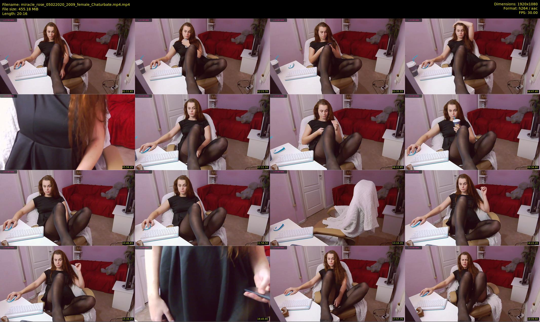 miracle_rose — 21 minute Chaturbate female cam show recording, 1080p, Feb 5, 2020