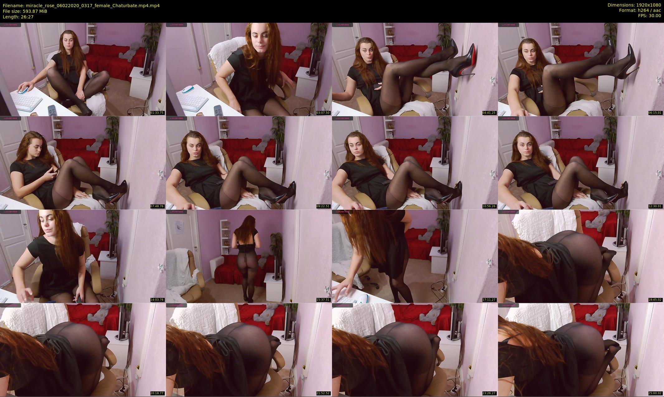 miracle_rose — 27 minute Chaturbate female cam show recording, 1080p, Feb 6, 2020