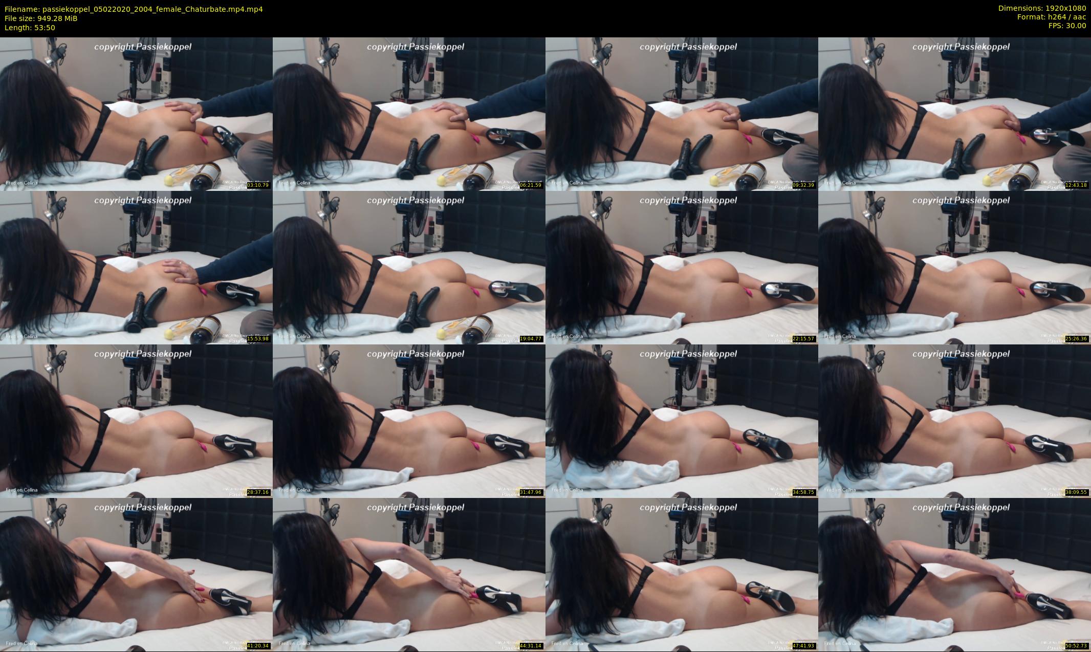 passiekoppel — 54 minute Chaturbate couple cam show recording, 1080p, Feb 5, 2020