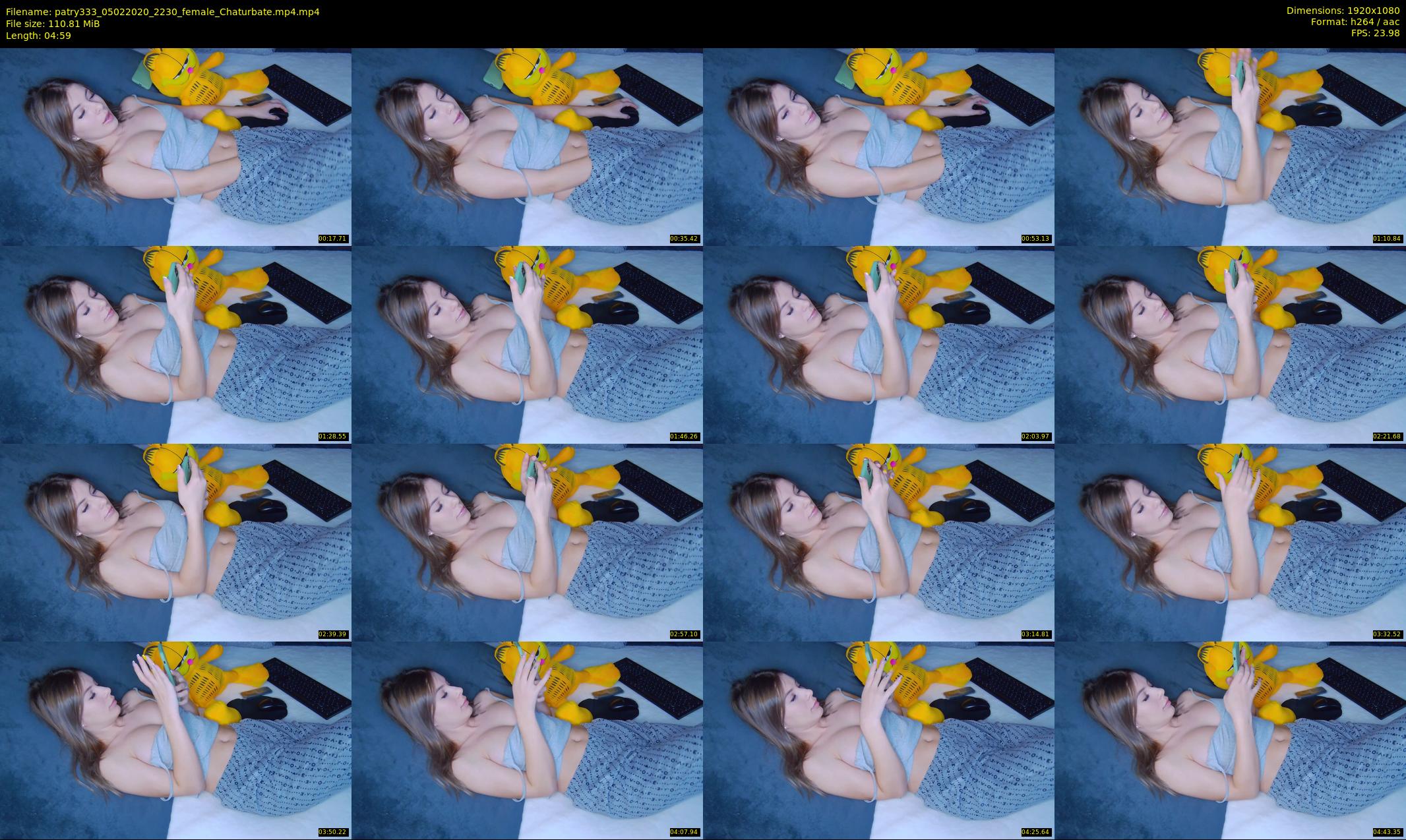 patry333 — 5 minute Chaturbate female cam show recording, 1080p, Feb 5, 2020