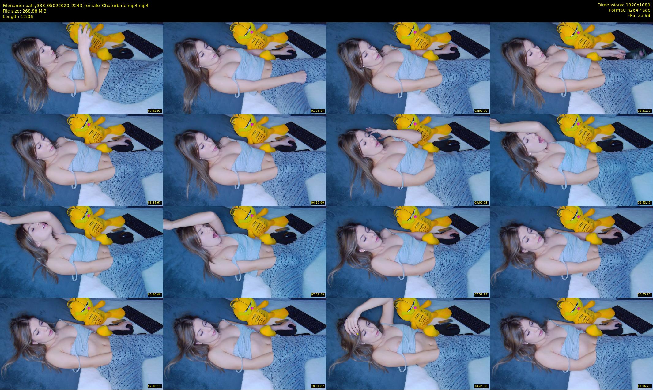 patry333 — 13 minute Chaturbate female cam show recording, 1080p, Feb 5, 2020