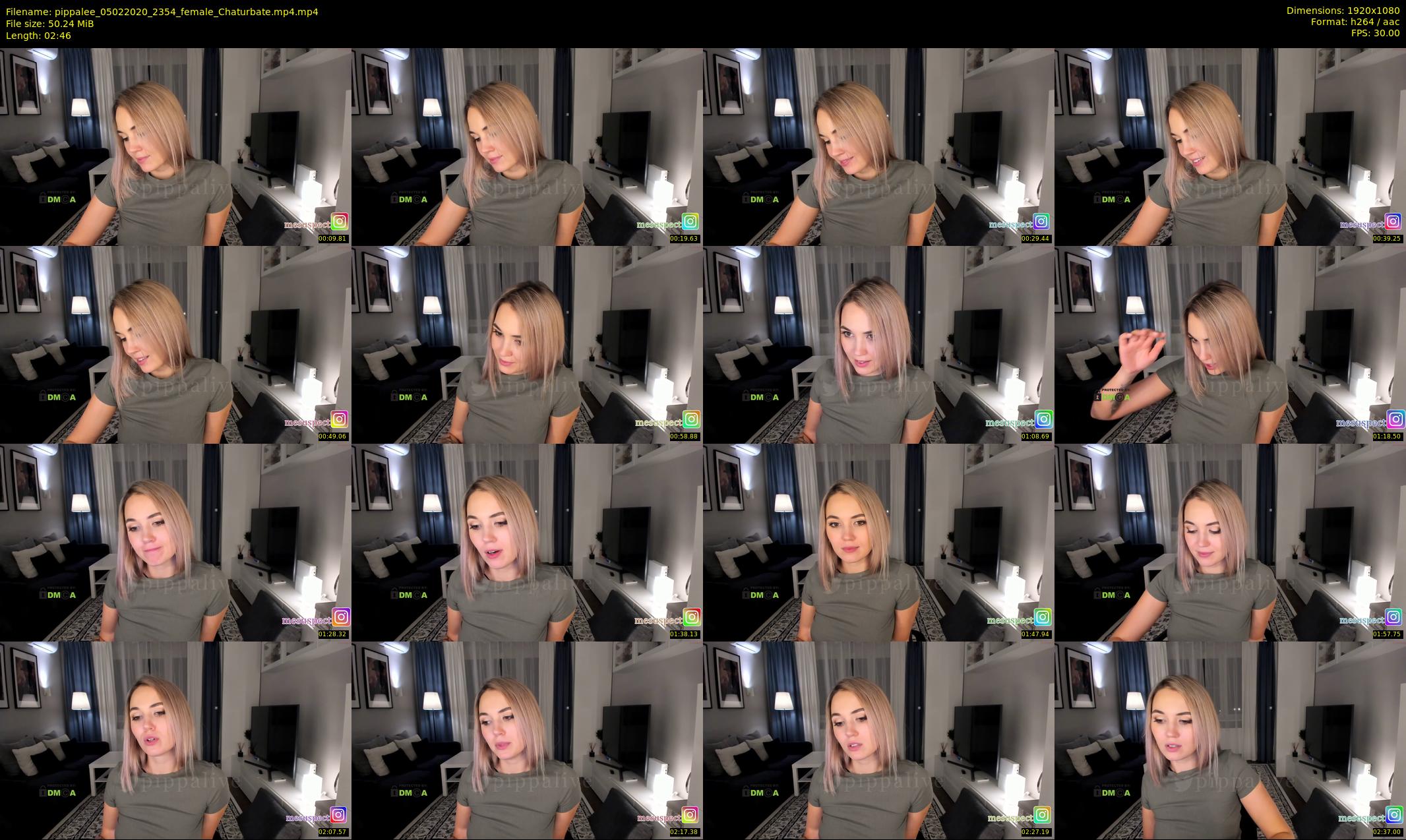 pippalee — 3 minute Chaturbate female cam show recording, 1080p, Feb 5, 2020