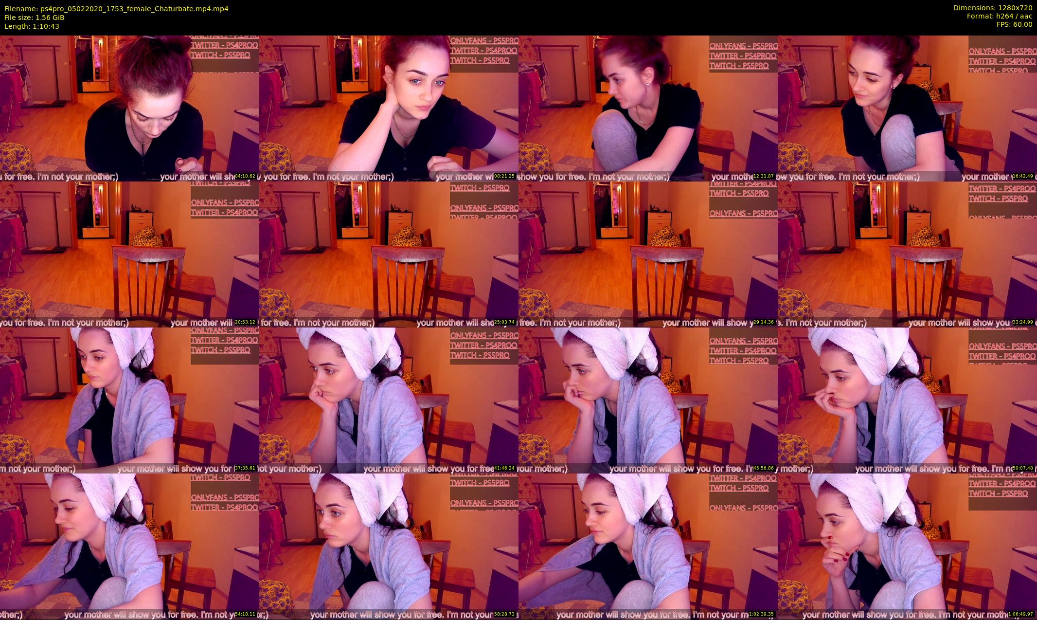 ps4pro — 71 minute Chaturbate female cam show recording, 720p, Feb 5, 2020