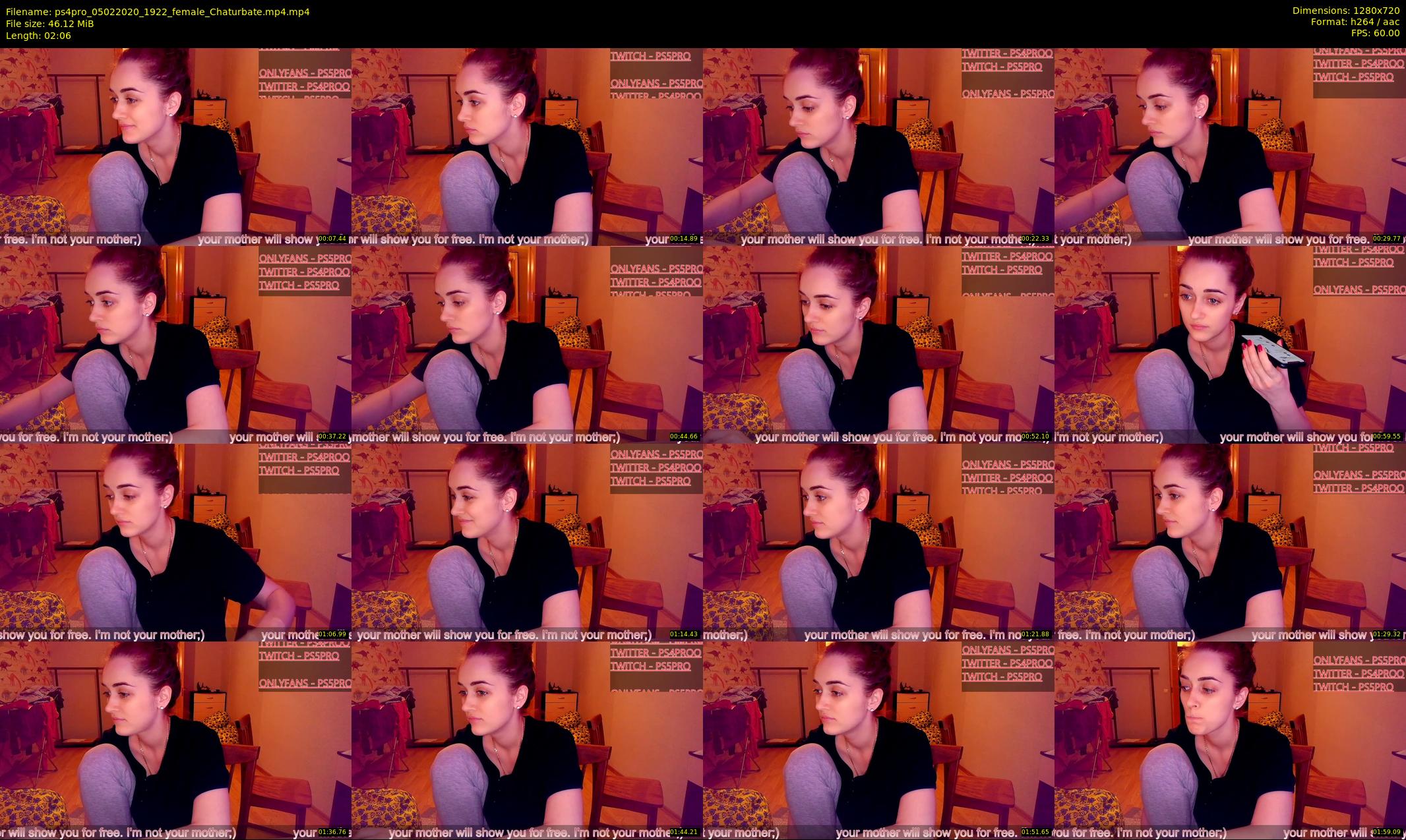ps4pro — 3 minute Chaturbate female cam show recording, 720p, Feb 5, 2020