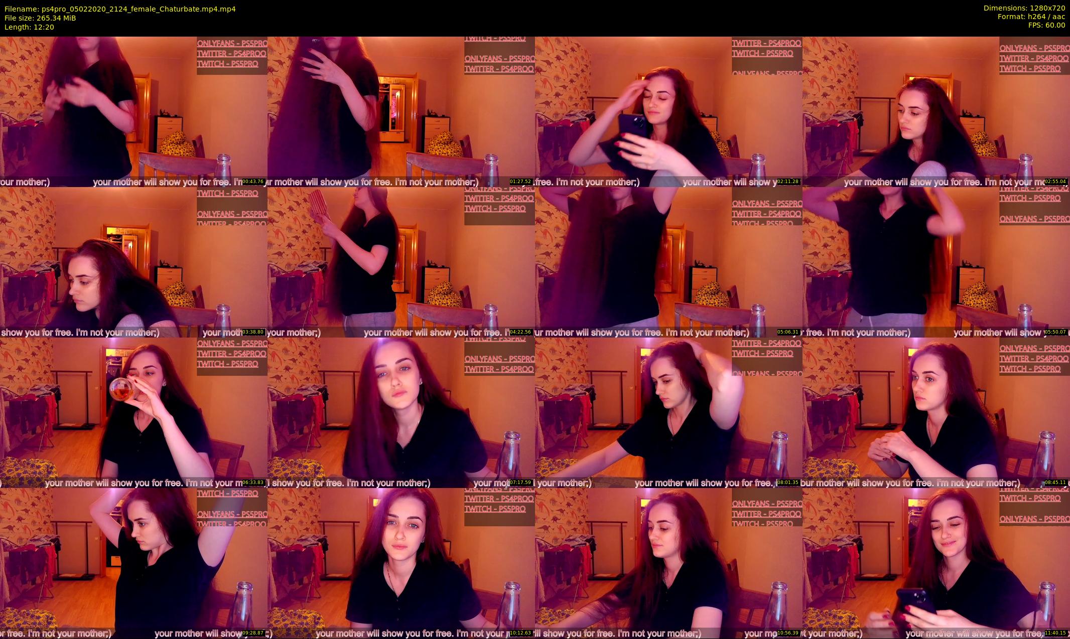 ps4pro — 13 minute Chaturbate female cam show recording, 720p, Feb 5, 2020