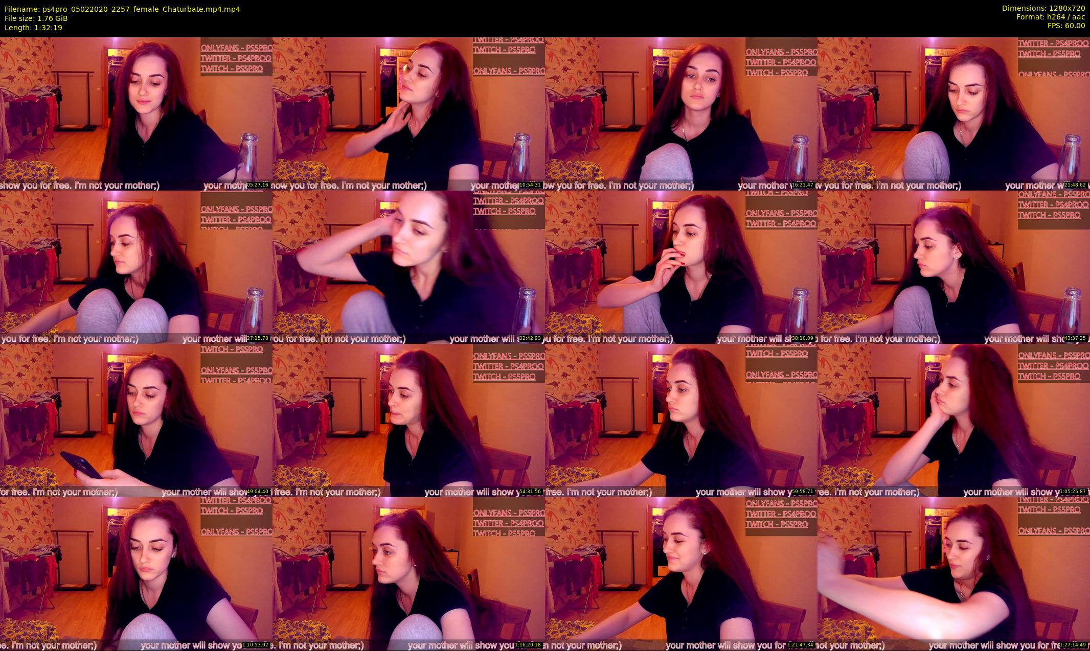 ps4pro — 93 minute Chaturbate female cam show recording, 720p, Feb 5, 2020