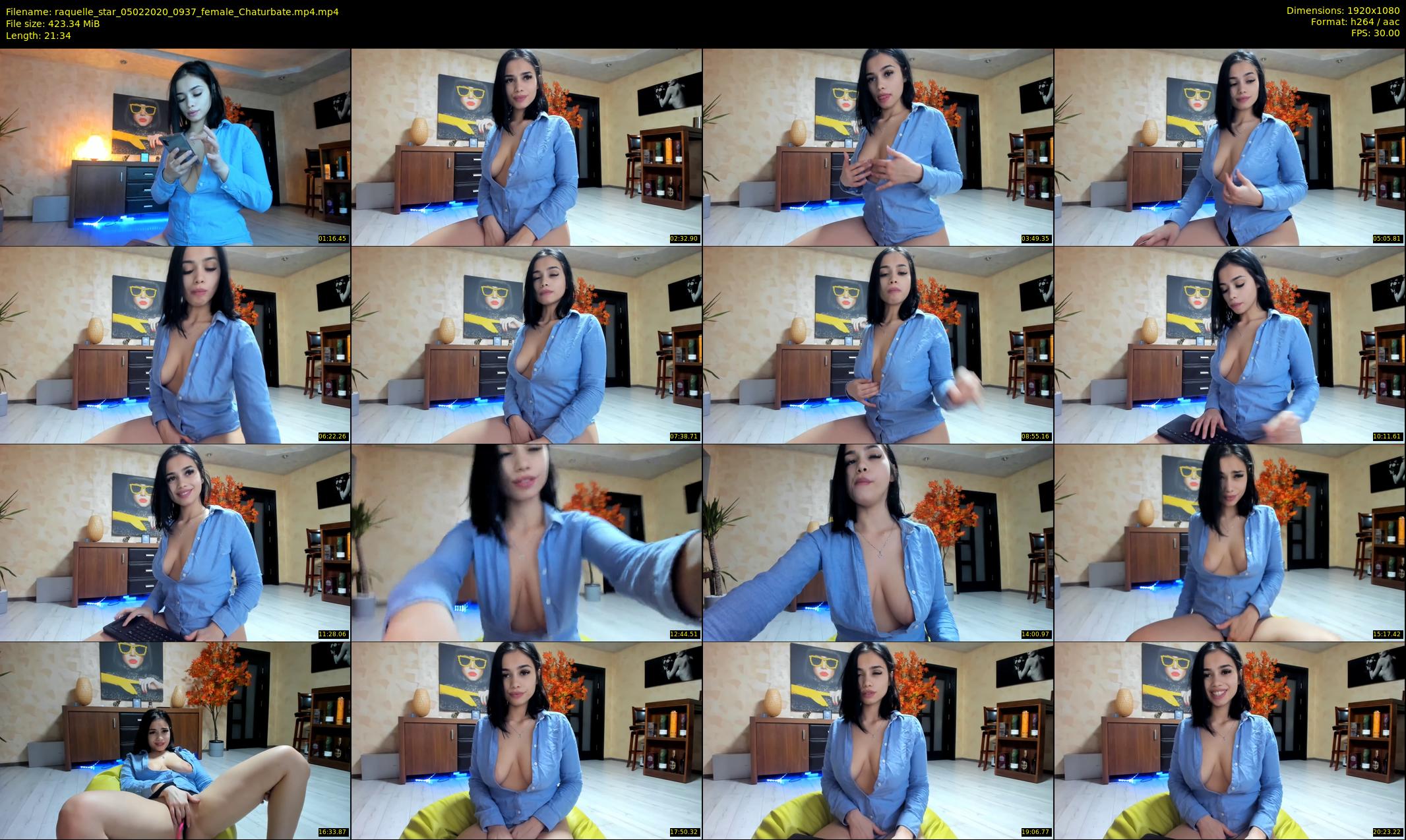 raquelle_star — 22 minute Chaturbate couple cam show recording, 1080p, Feb 5, 2020