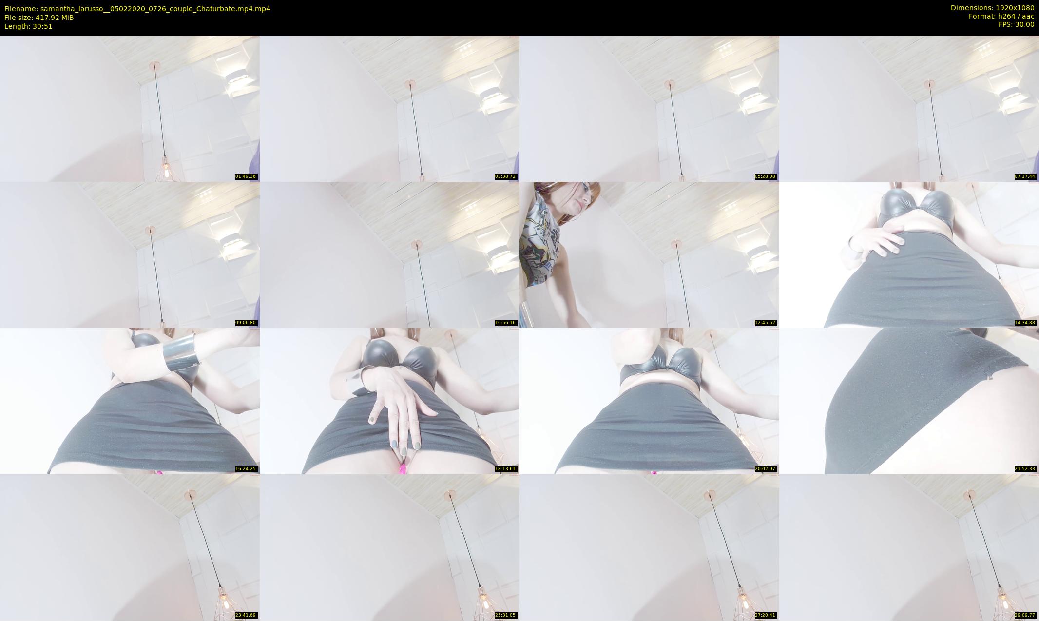 samantha_larusso_ — 31 minute Chaturbate couple cam show recording, 1080p, Feb 5, 2020