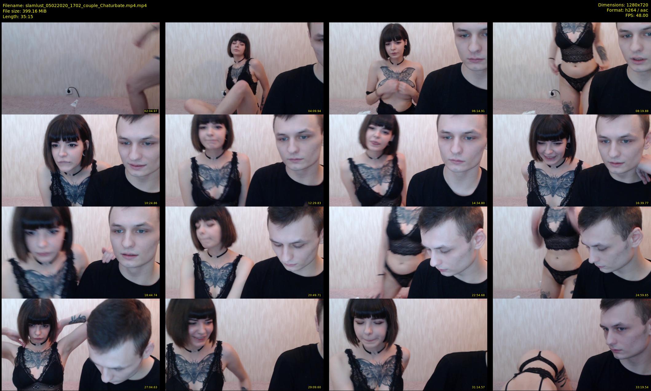 slamlust — 36 minute Chaturbate couple cam show recording, 720p, Feb 5, 2020