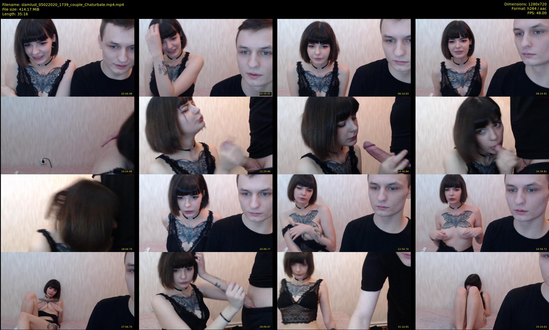 slamlust — 36 minute Chaturbate couple cam show recording, 720p, Feb 5, 2020