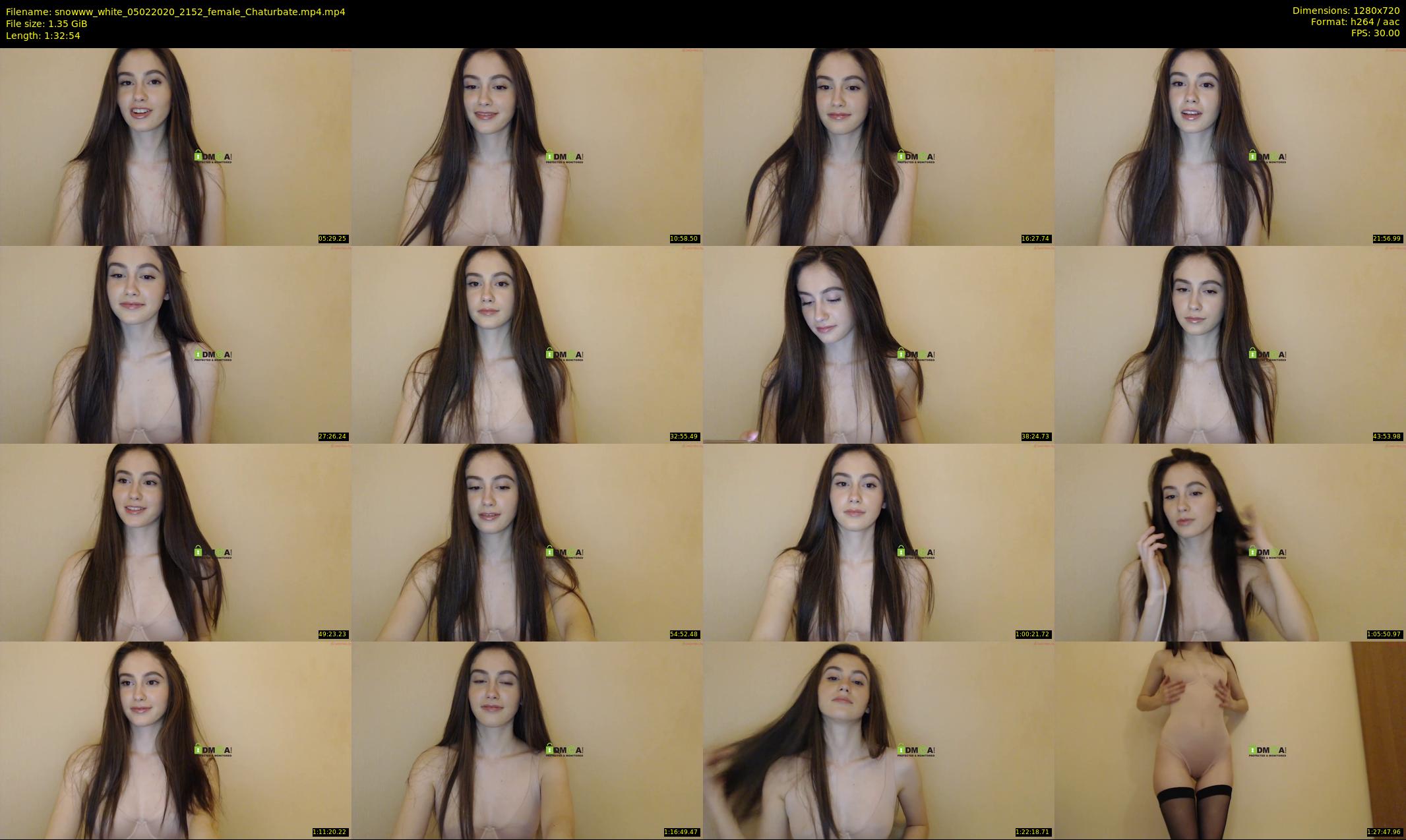 snowww_white — 93 minute Chaturbate female cam show recording, 720p, Feb 5, 2020