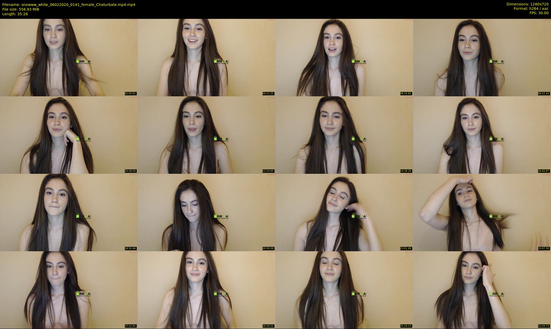 snowww_white — 36 minute Chaturbate female cam show recording, 720p, Feb 6, 2020