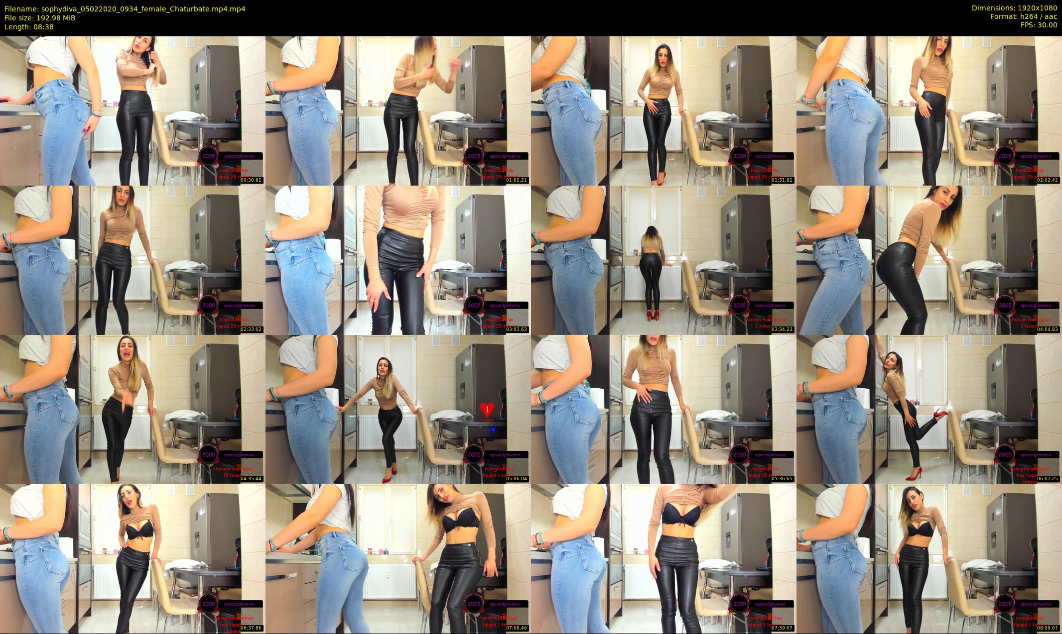 sophydiva — 9 minute Chaturbate female cam show recording, 1080p, Feb 5, 2020