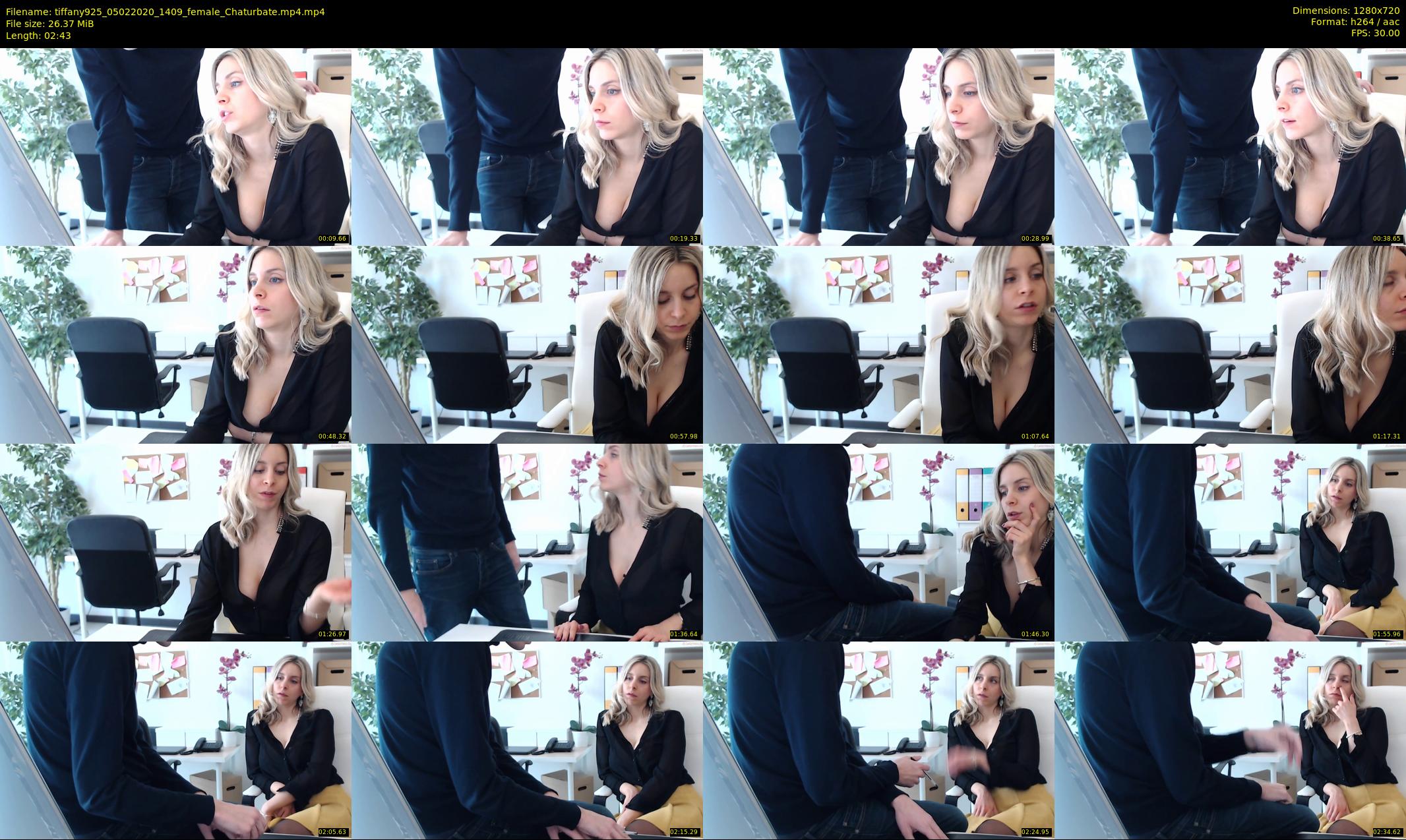 tiffany925 — 3 minute Chaturbate female cam show recording, 720p, Feb 5, 2020