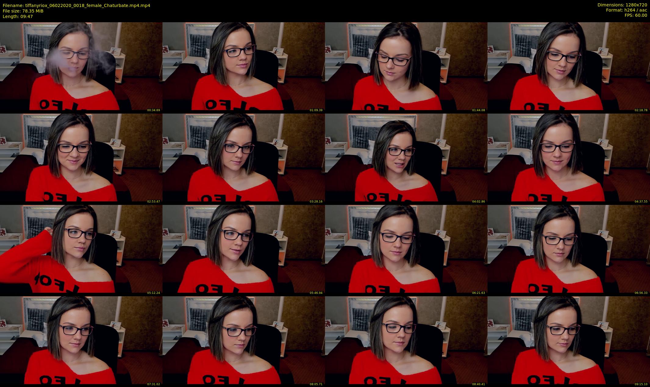 tiffanyriox — 10 minute Chaturbate female cam show recording, 720p, Feb 6, 2020