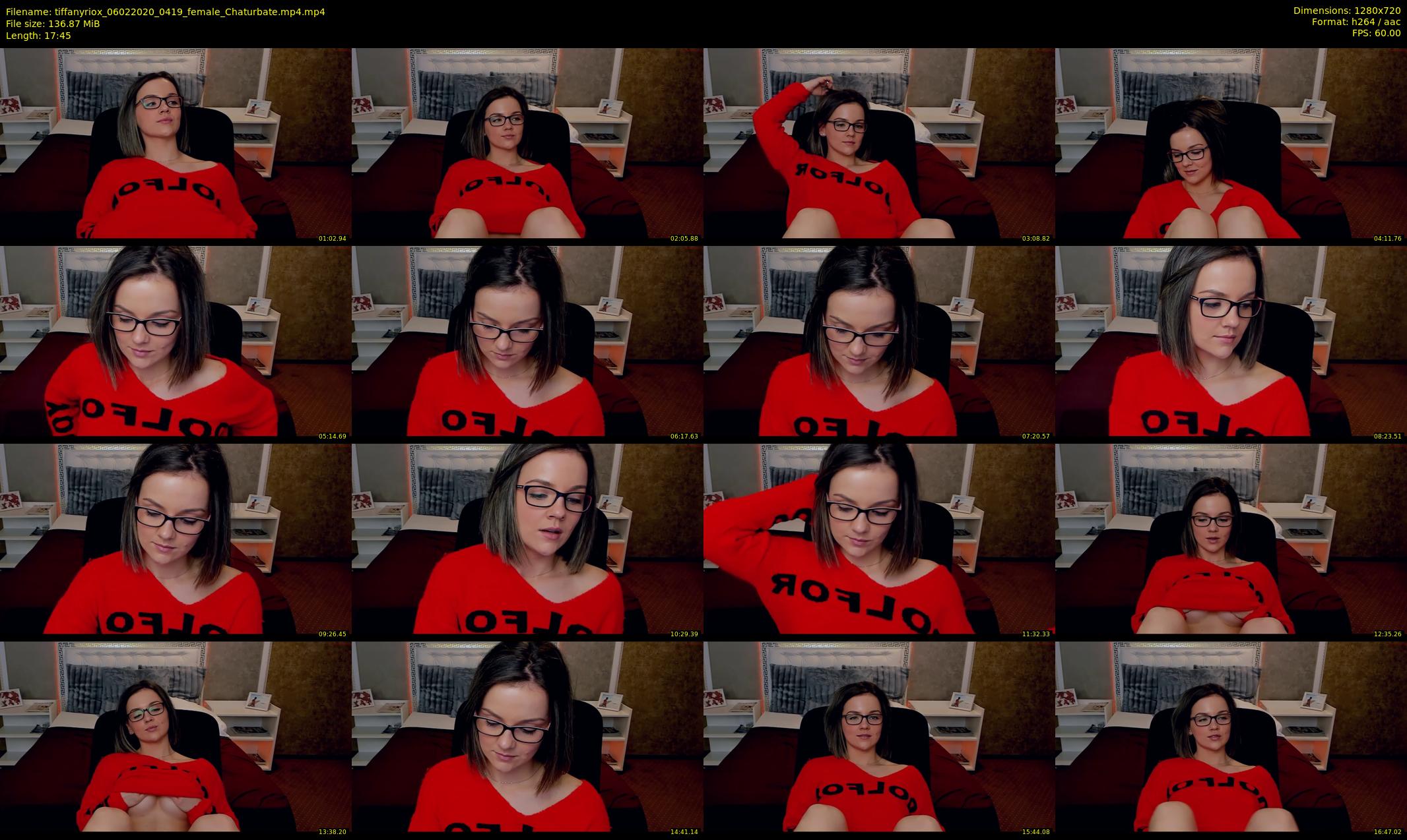 tiffanyriox — 18 minute Chaturbate female cam show recording, 720p, Feb 6, 2020
